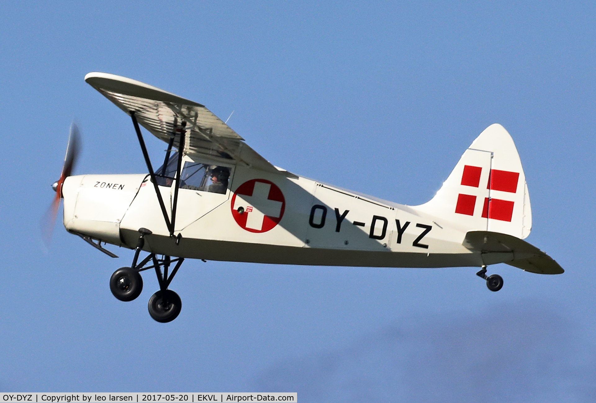 OY-DYZ, 1946 SAI KZ III U-1 C/N 56, Værløse 20.5.2017