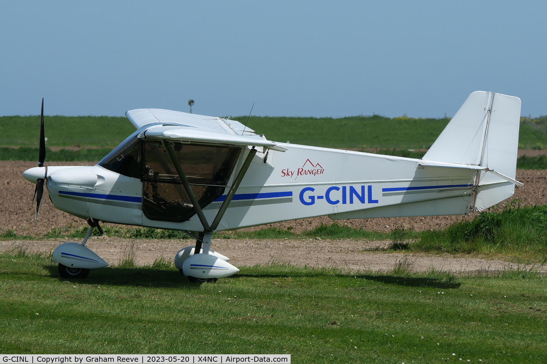 G-CINL, 2015 Skyranger Swift 912S(1) C/N BMAA/HB/647, Parked at North Coates.
