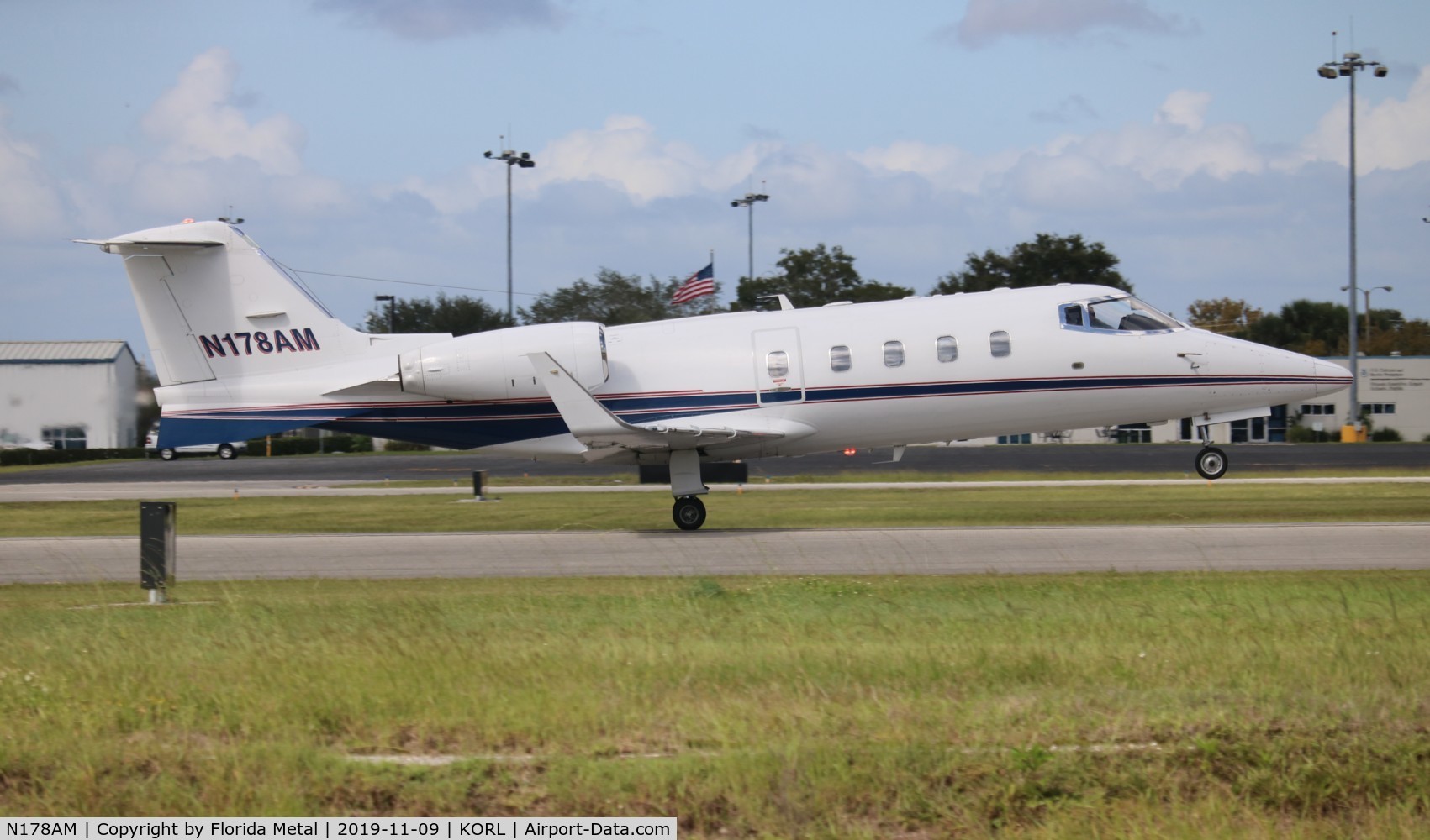 N178AM, Gates Learjet 55C C/N 144, Lear 55 zx