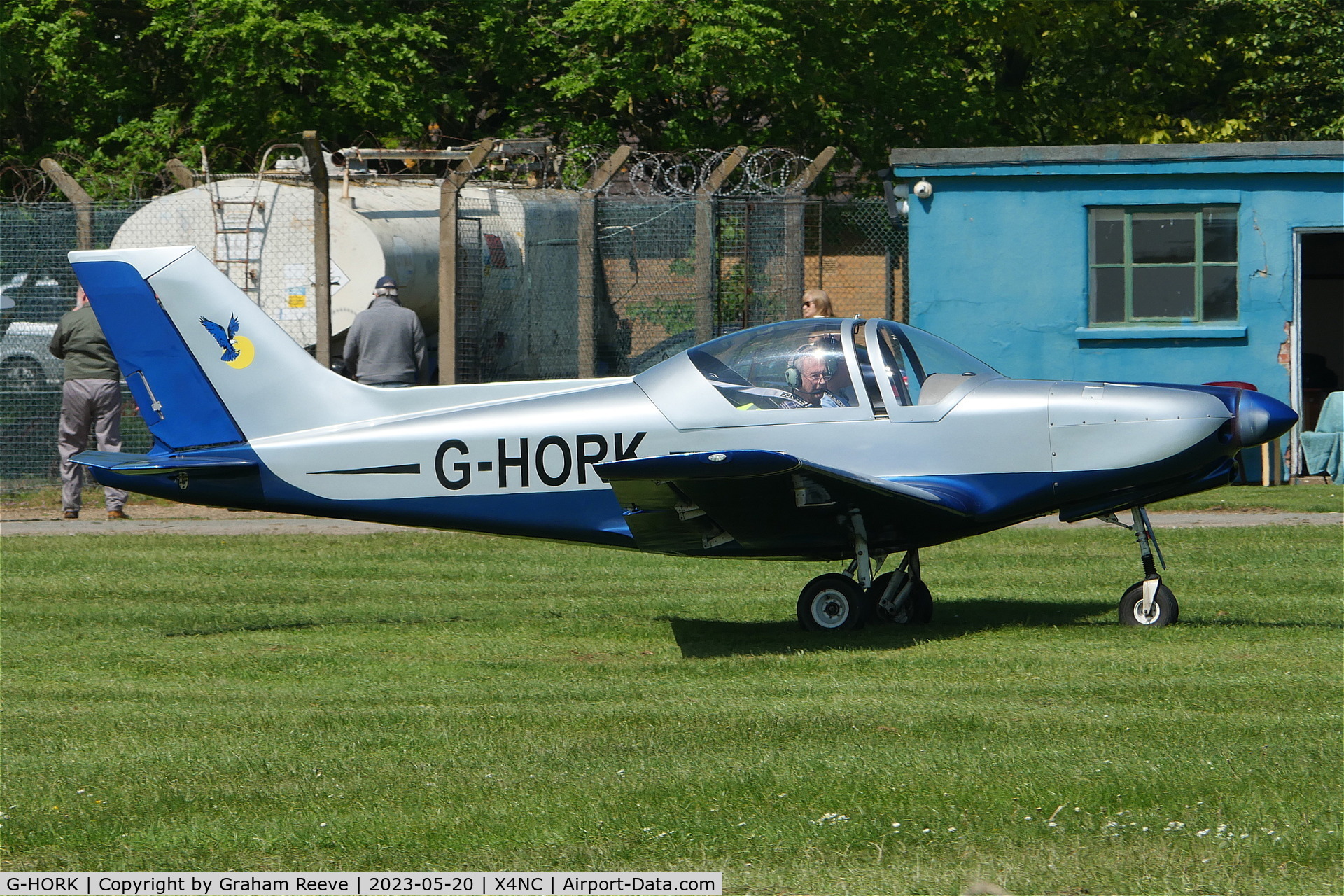 G-HORK, 2007 Alpi Aviation Pioneer 300 Hawk C/N PFA 330A-14741, Just landed at North Coates.