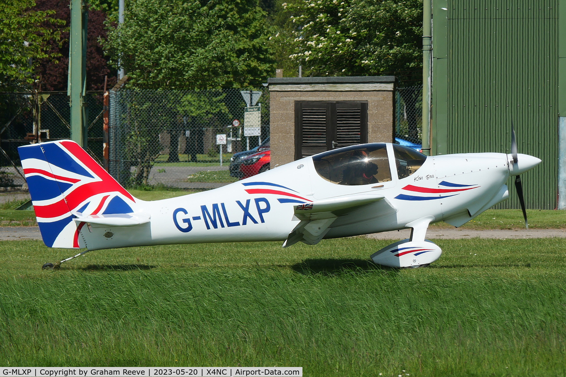 G-MLXP, 2013 Europa  C/N PFA 247-12974, Just landed at North Coates.