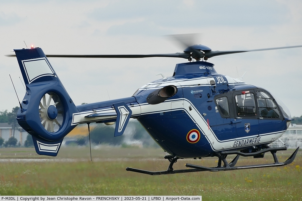F-MJDL, 2010 Eurocopter EC-135-T-2+ C/N 0867, France Gendarmerie take off FATO23