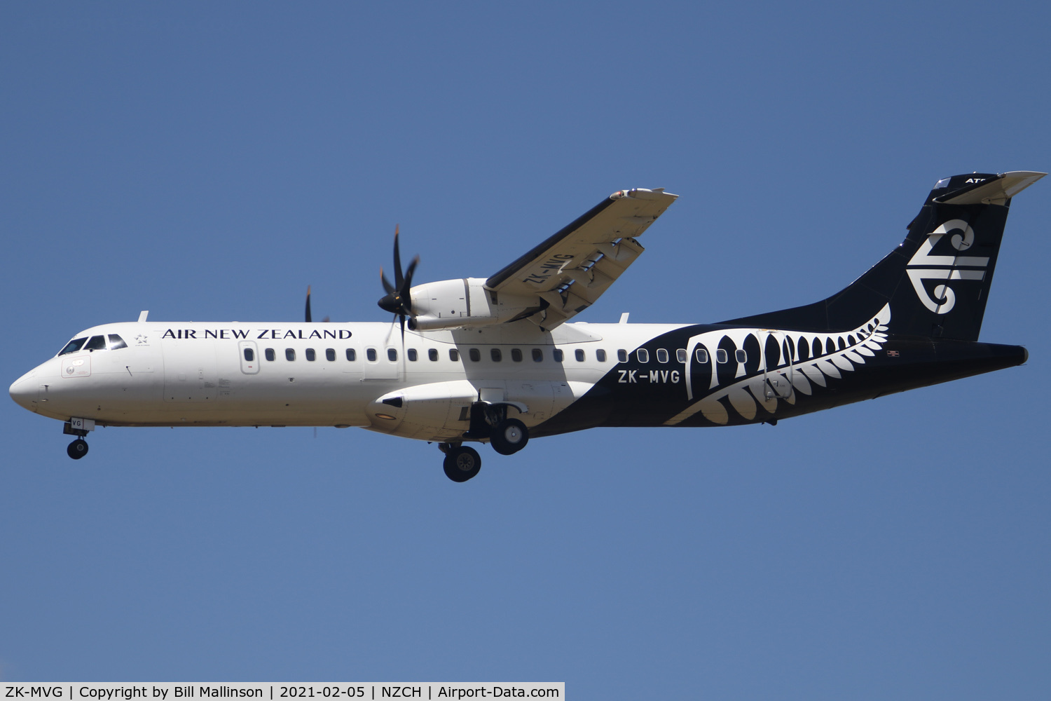 ZK-MVG, 2015 ATR 72-600 C/N 1264, from PMR