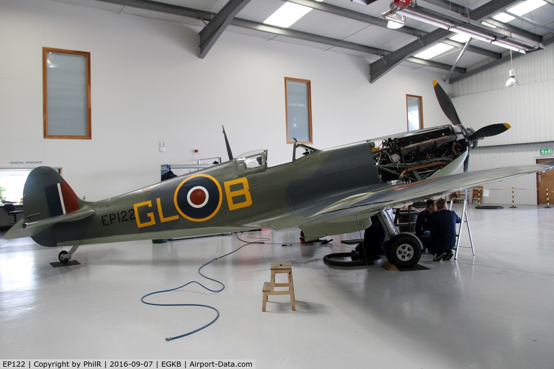 EP122, 1942 Supermarine 349 Spitfire Vb C/N CBAF.2405, EP122 (G-CISV) 1942 VS Spitfire VB Heritage Hangar Biggin Hill