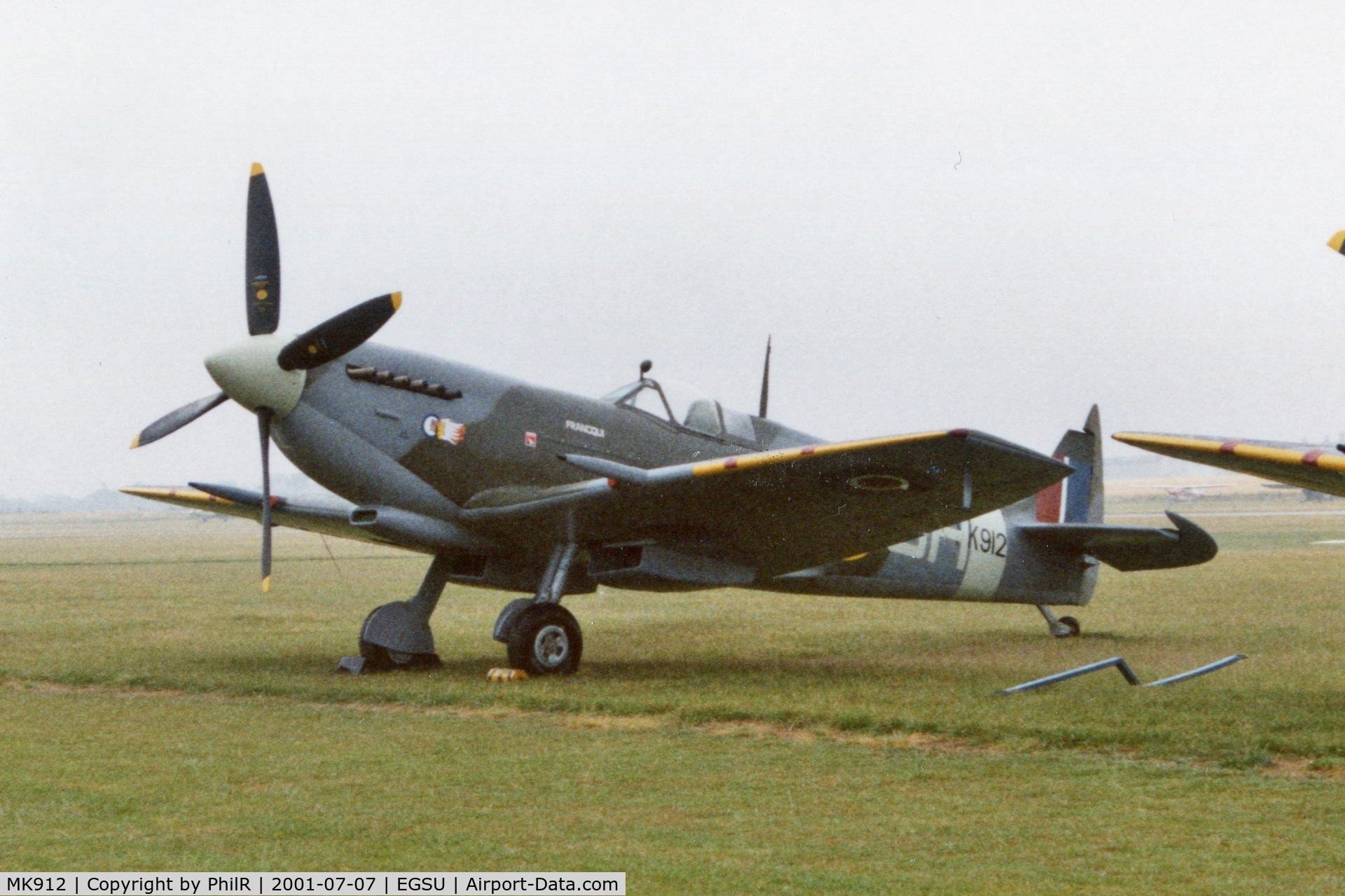 MK912, 1942 Supermarine 361 Spitfire LF.IXc C/N CBAF.IX.8185, MK912 1944 VS Spitfire lX RAF Duxford