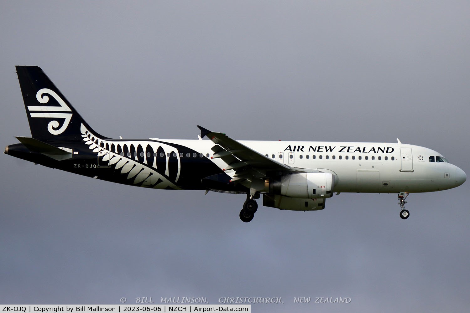 ZK-OJQ, 2011 Airbus A320-232 C/N 4584, NZ531 from AKL
