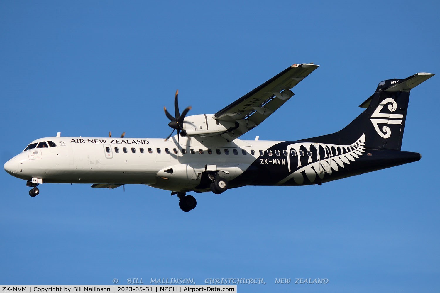 ZK-MVM, 2016 ATR 72-600 C/N 1346, NZ5625 from HLZ