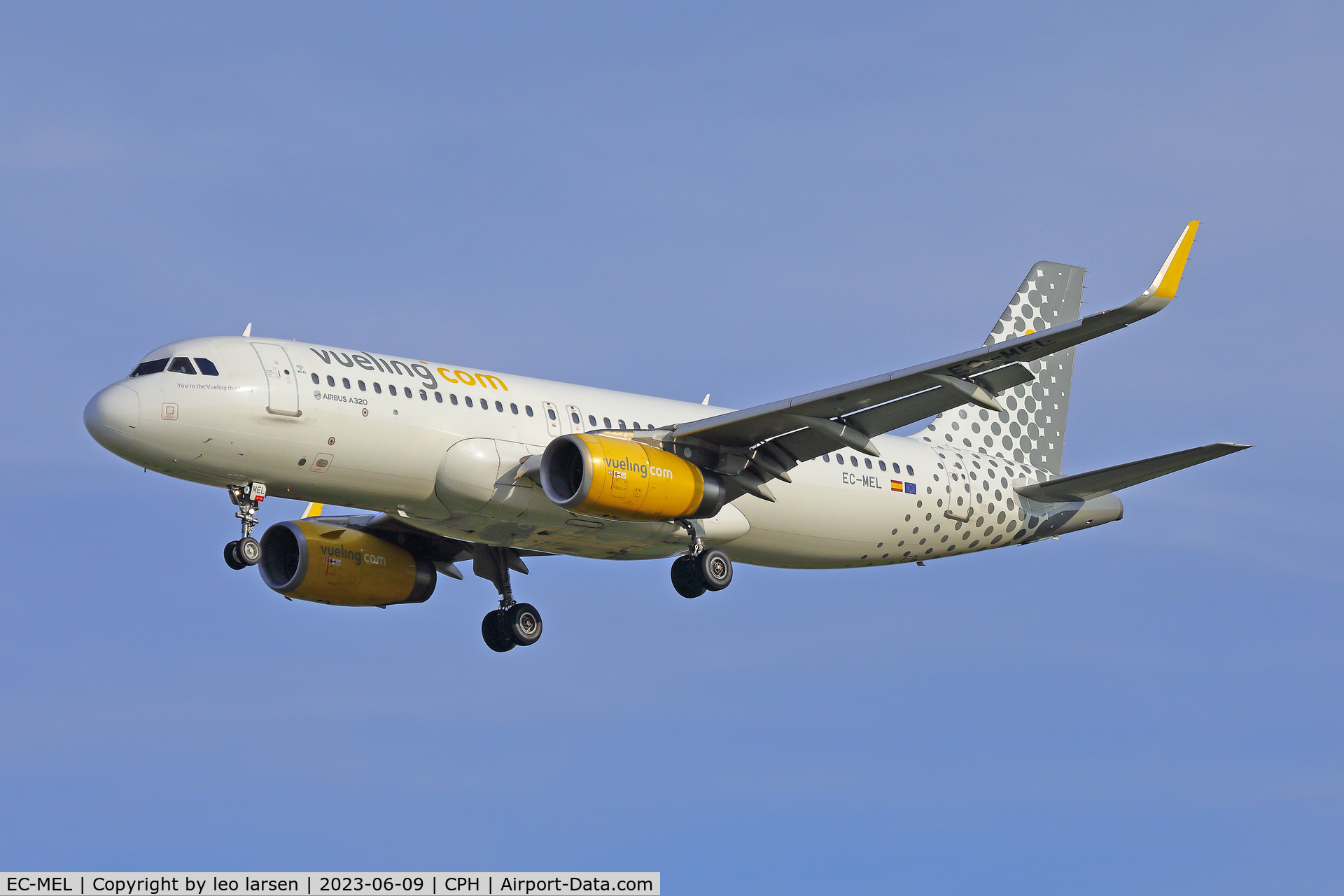 EC-MEL, 2015 Airbus A320-232 C/N 6450, Copenhagen 9.6.2023