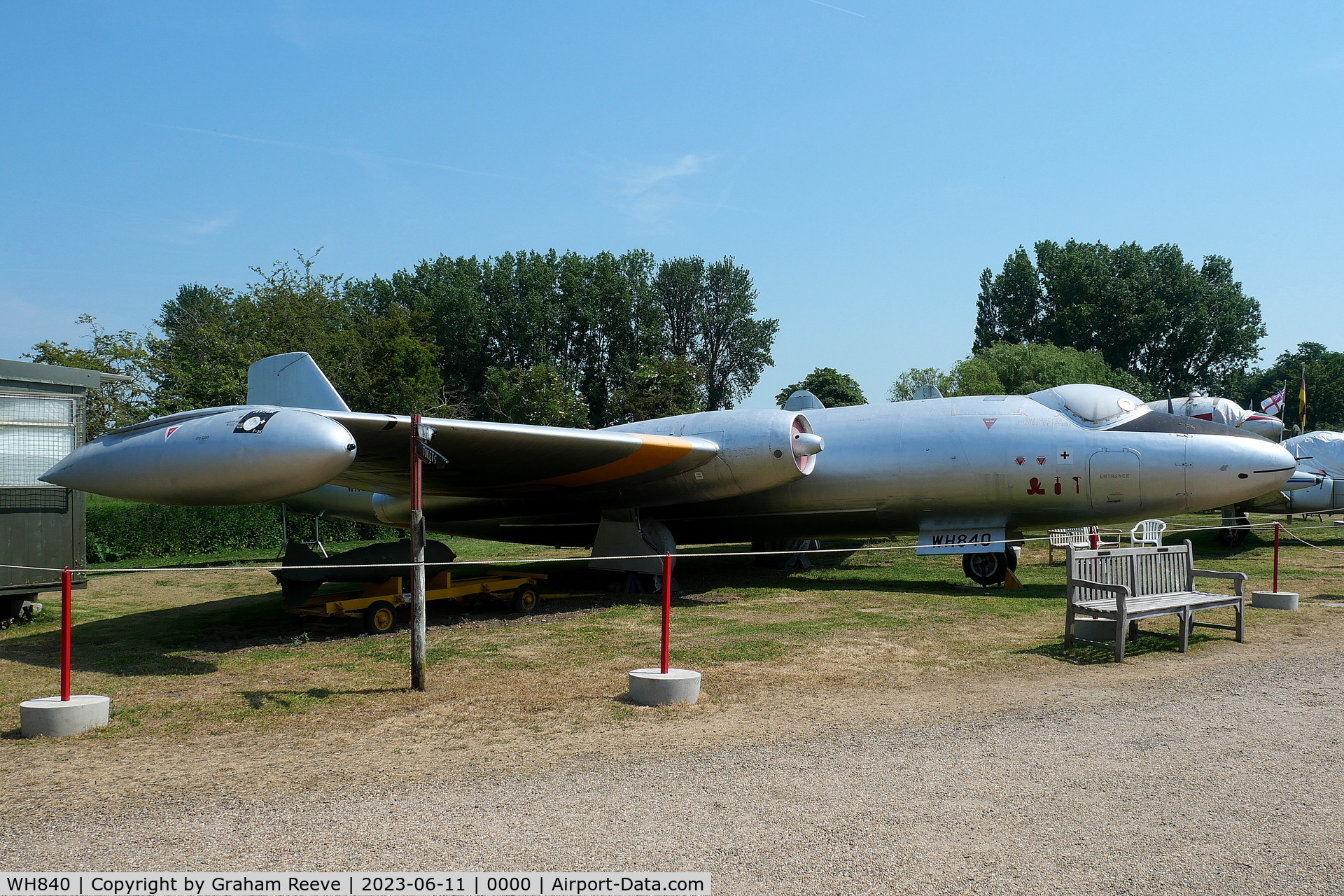 WH840, 1954 English Electric Canberra T.4 C/N EEP71278, Preserved at the Norfolk and Suffolk Aviation Museum, Flixton.