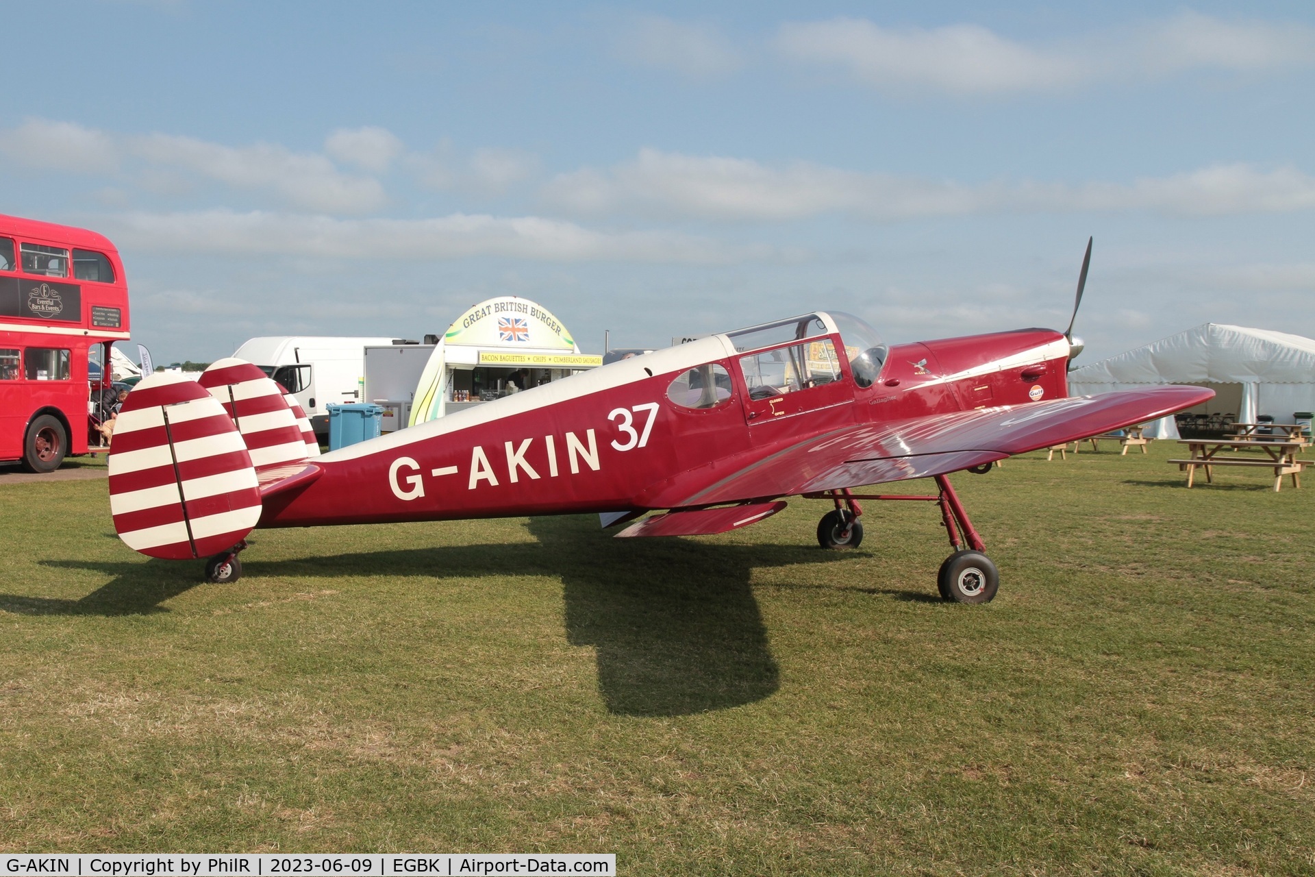 G-AKIN, 1947 Miles M38 Messenger 2A C/N 6728, G-AKIN 1947 Miles M38 Messenger 2A AeroExpo Sywell