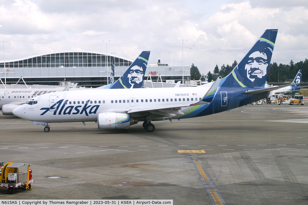 N615AS, 2000 Boeing 737-790 C/N 30344, Alaska Airlines Boeing 737-700