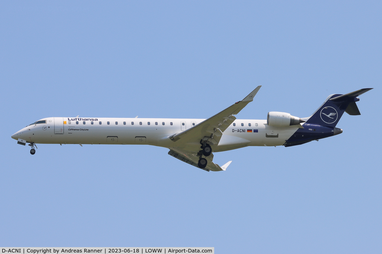 D-ACNI, 2009 Bombardier CRJ-900 NG (CL-600-2D24) C/N 15248, Lufthansa CityLine CRJ-900