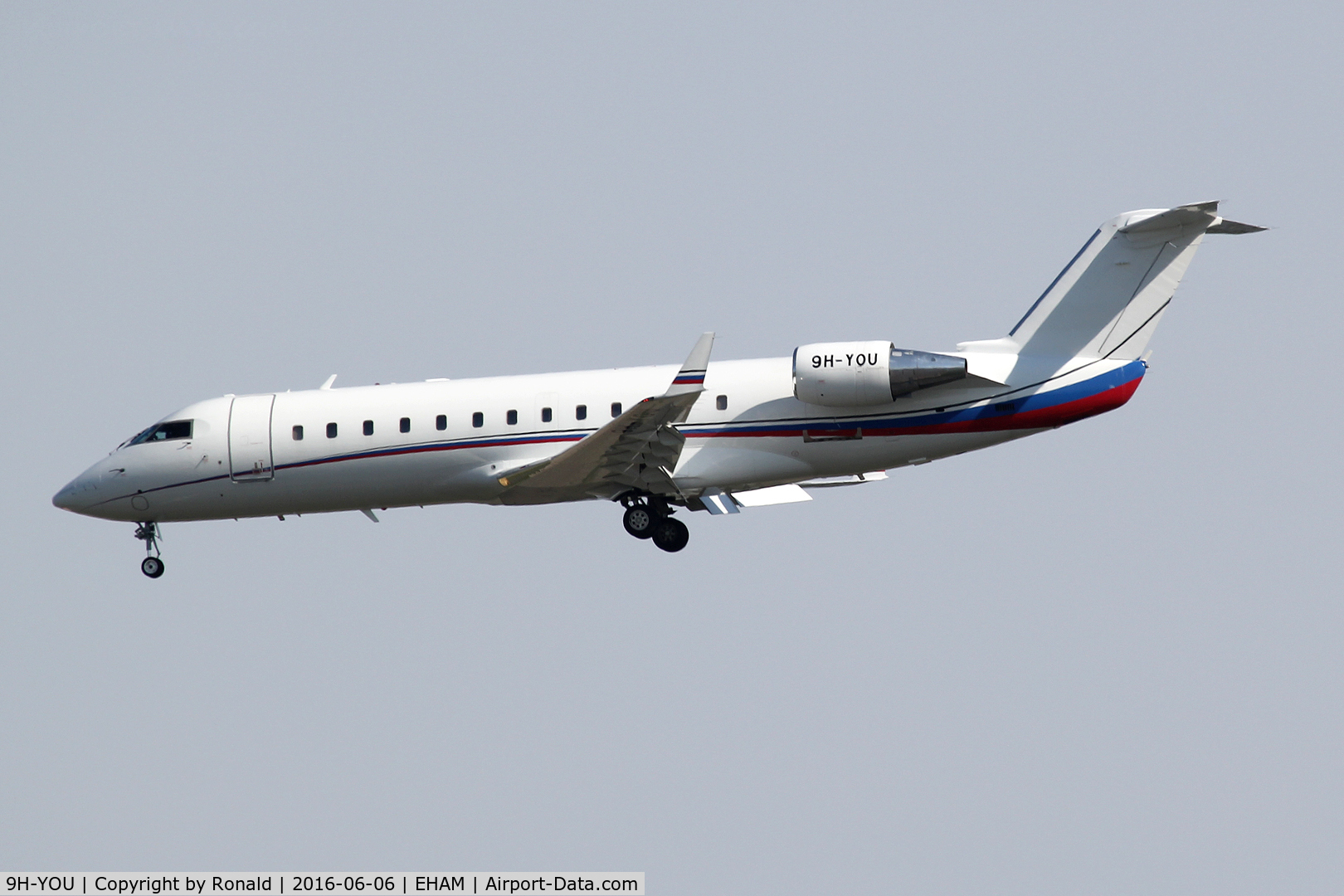 9H-YOU, 2008 Bombardier Challenger 850 (CL-600-2B19) C/N 8085, at spl