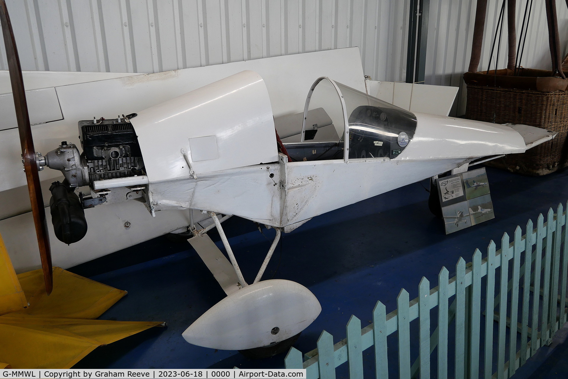 G-MMWL, 1983 Eurowing Ltd Goldwing C/N EW-91, Preserved at the Norfolk and Suffolk Aviation Museum, Flixton.