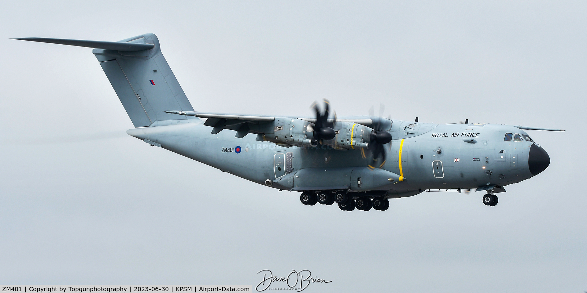 ZM401, 2014 Airbus A400M-180 Atlas C.1 C/N 016, A400M stops in for fuel and rest