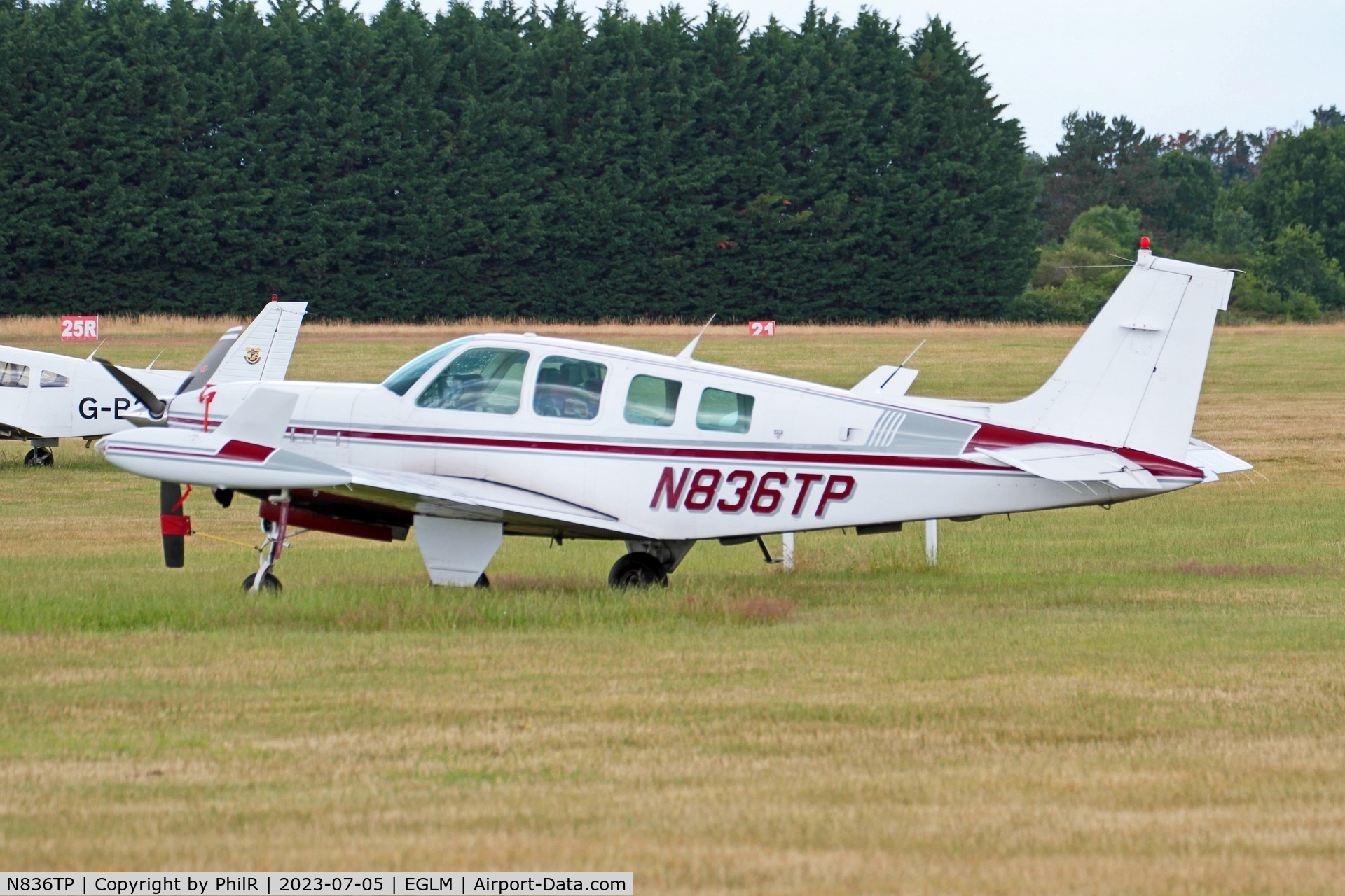 N836TP, 1984 Beech A36 Bonanza 36 C/N E=2124, N836TP 1984 Beechcraft A36 Bonanza White Waltham
