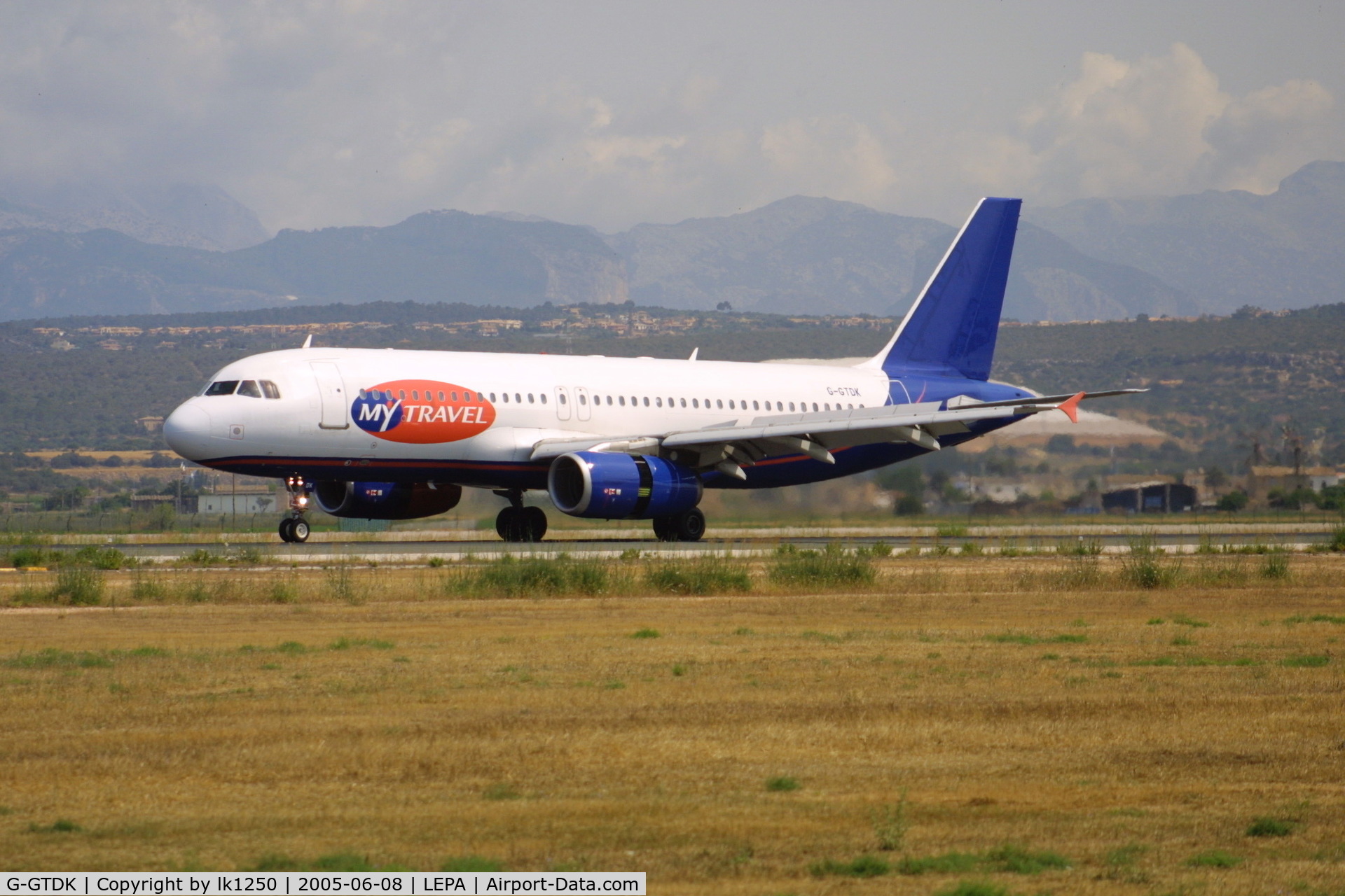 G-GTDK, 1992 Airbus A320-231 C/N 338, Landed at Palma June 8 2005