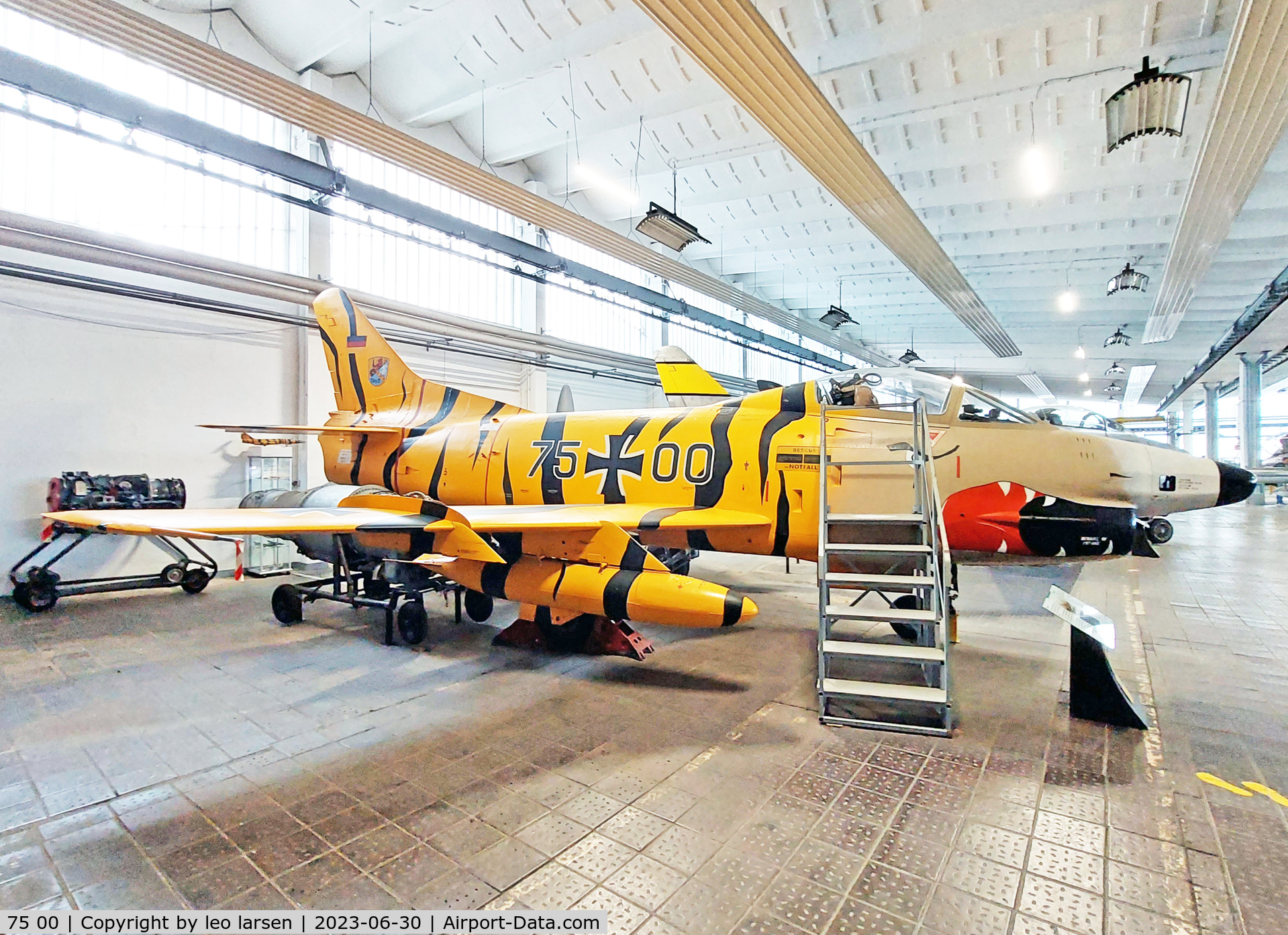 75 00, Fiat G-91R/4 C/N 122, Wernigerode Air Museum 30.6.2023