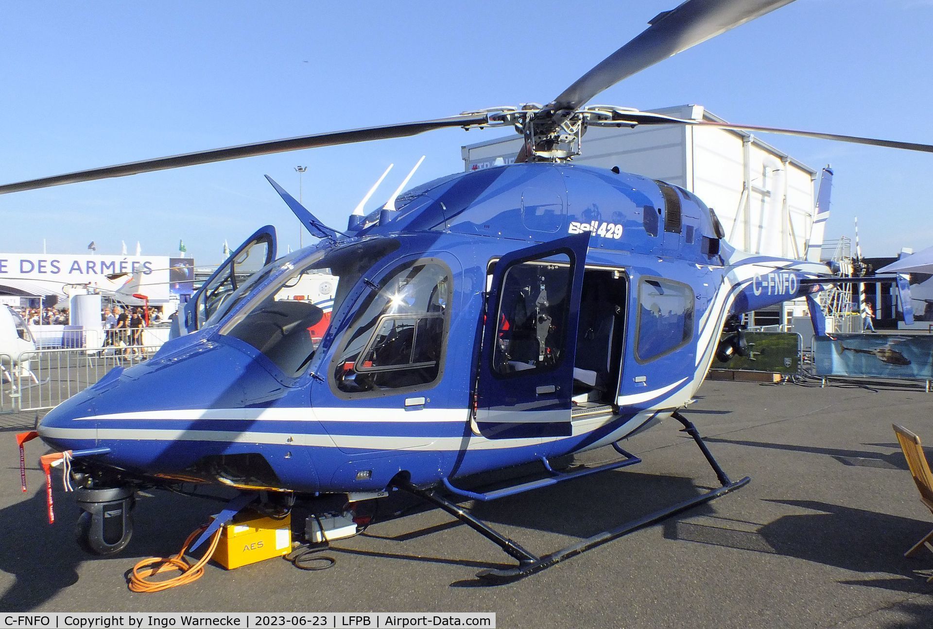 C-FNFO, 2014 Bell 429 GlobalRanger C/N 57224, Bell 429 Global Ranger at the Aerosalon 2023, Paris