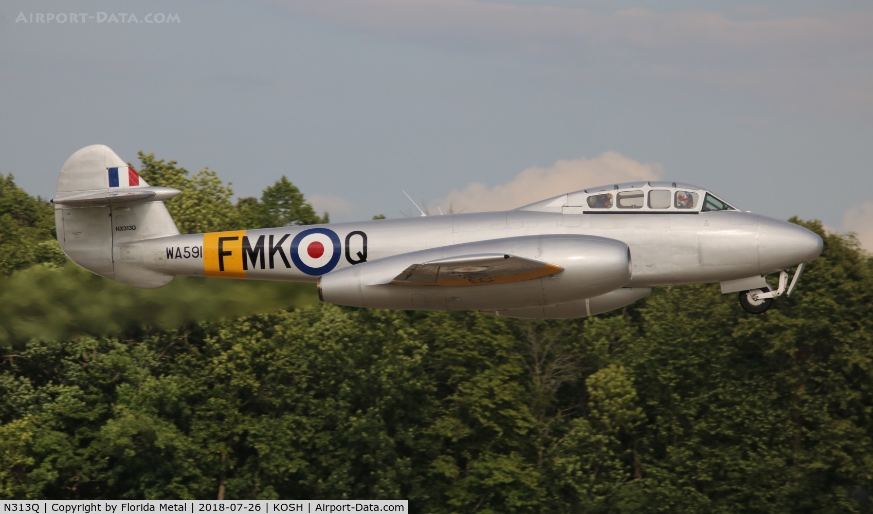N313Q, 1949 Gloster Meteor T.7 C/N G5/356460, Gloster Meteor zx