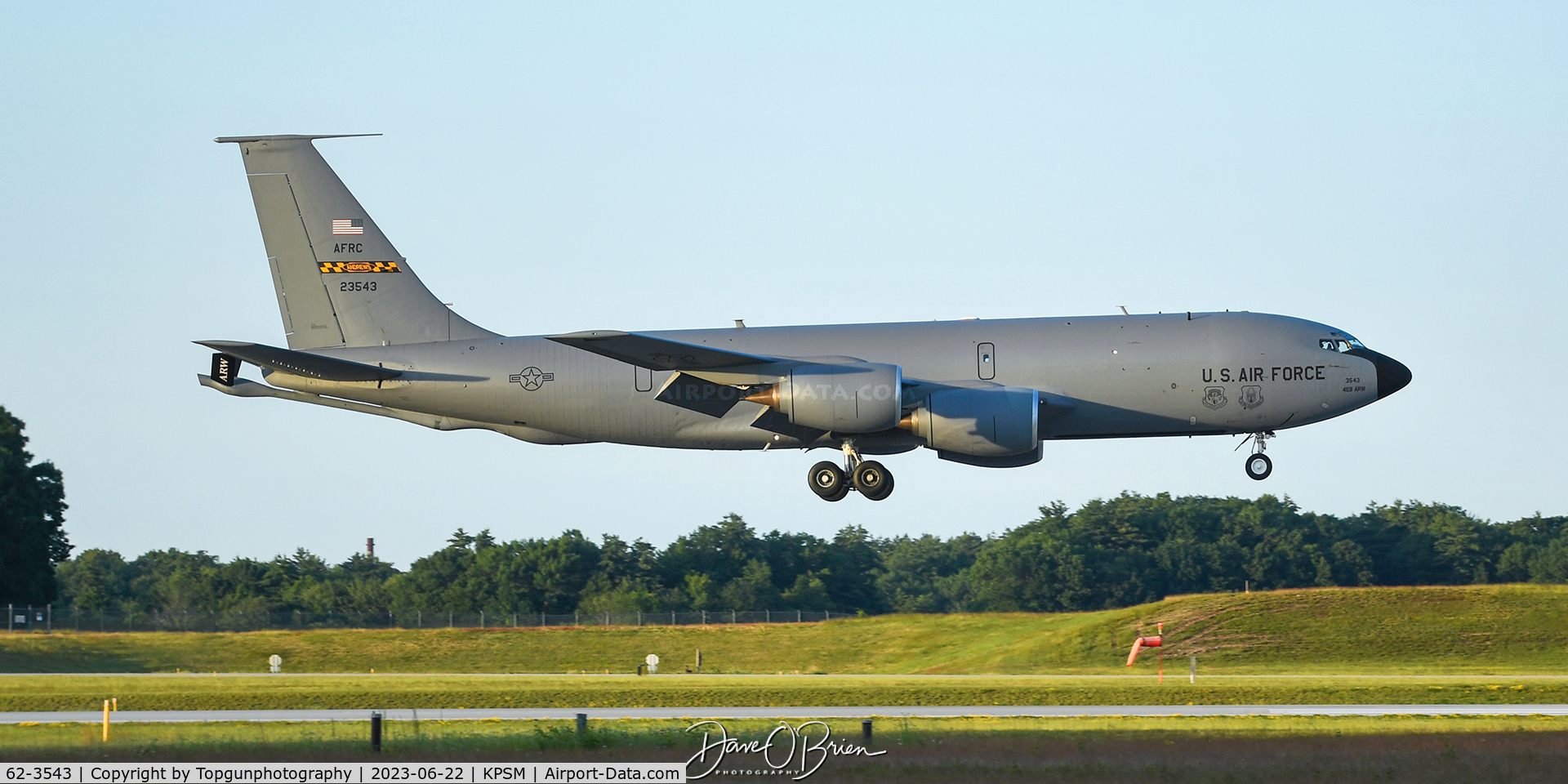 62-3543, 1962 Boeing KC-135R Stratotanker C/N 18526, 756th ARS out of Andrews AFB