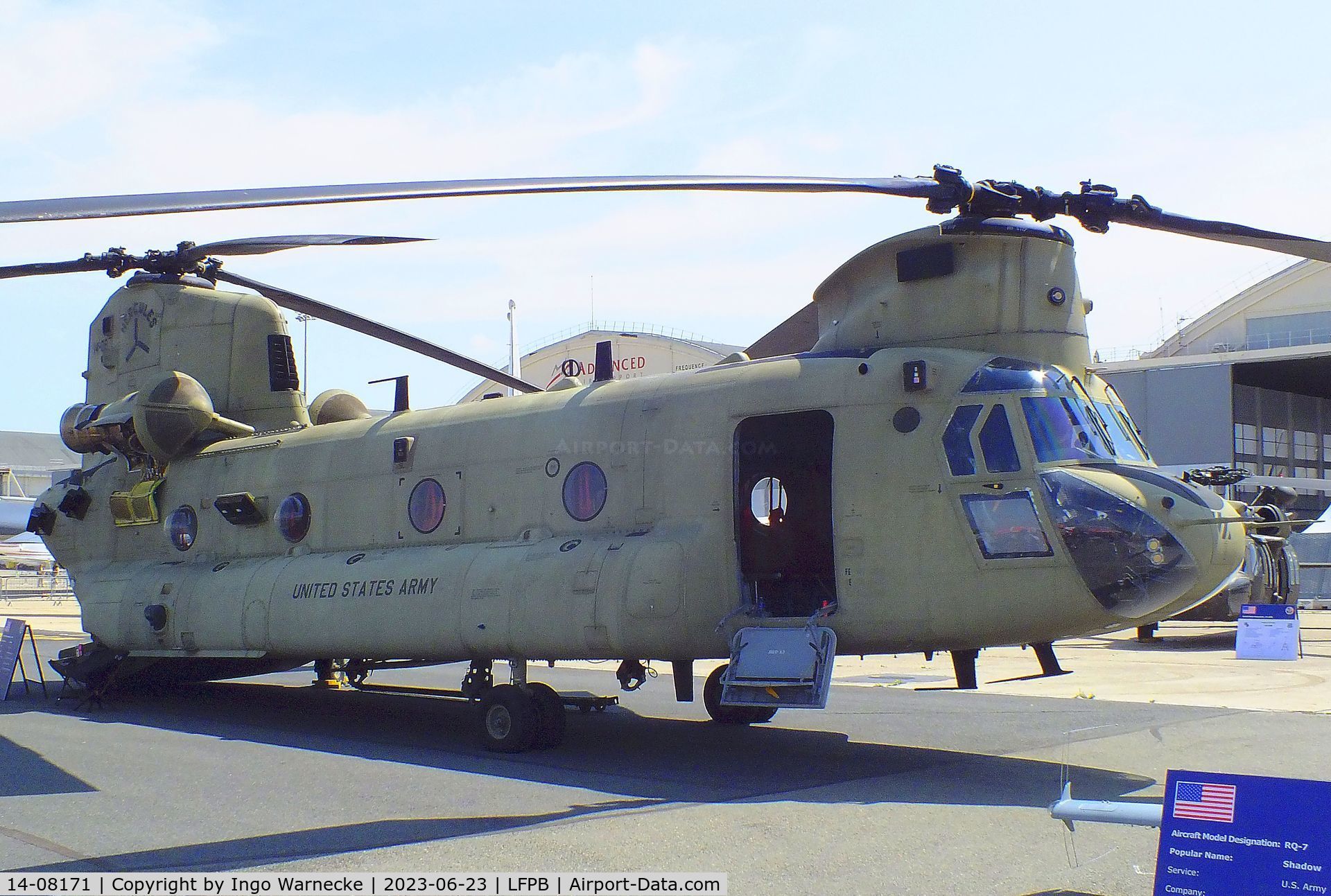 14-08171, 2014 Boeing CH-47F Chinook C/N M.8171, Boeing CH-47F Chinook of the US Army at the Aerosalon 2023, Paris