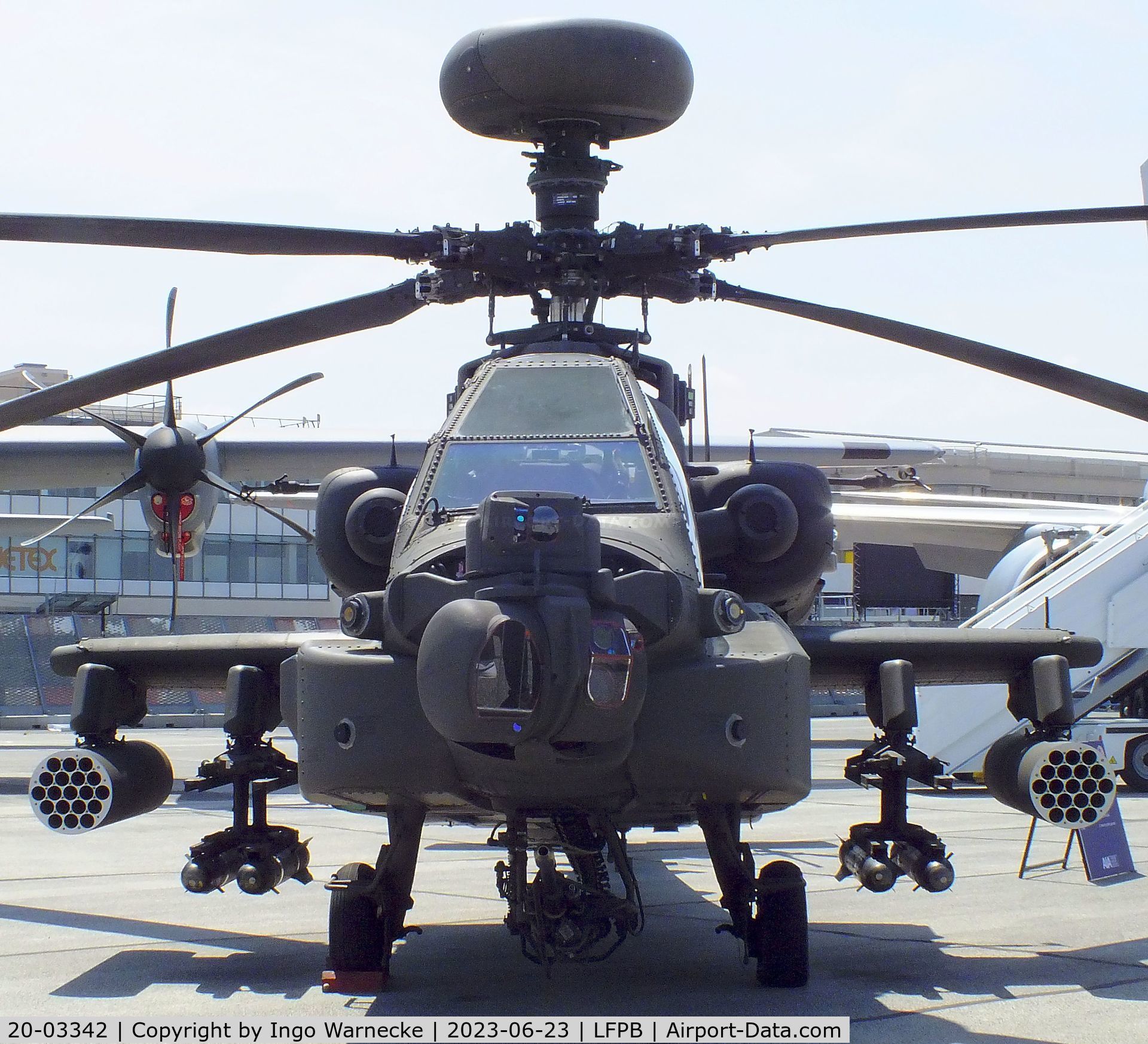 20-03342, 2020 Boeing AH-64E Apache Guardian C/N NM342, Boeing AH-64E Apache Guardian of the US Army at the Aerosalon 2023, Paris