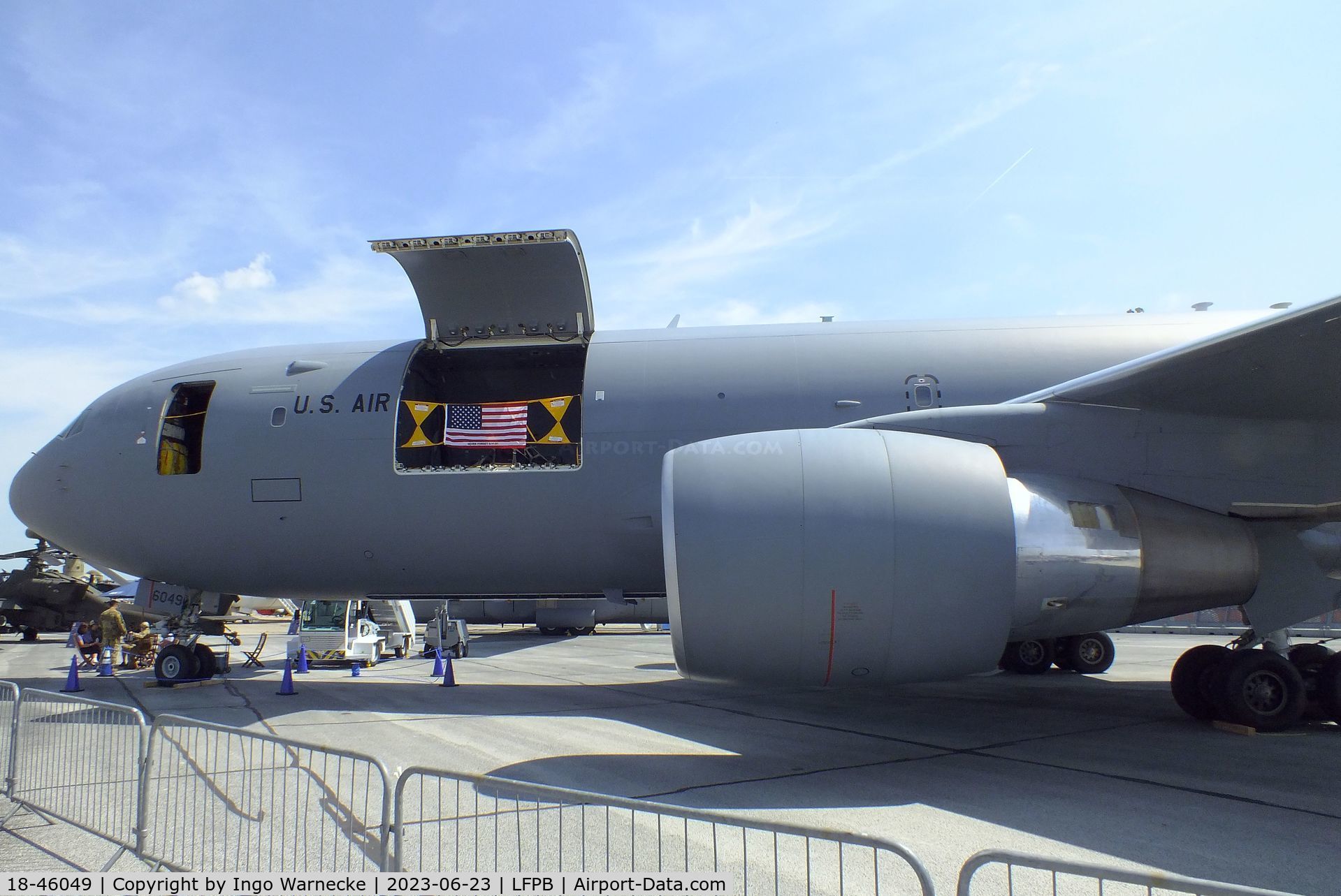 18-46049, 2018 Boeing KC-46A Pegasus C/N 34140, Boeing KC-46A Pegasus of the USAF at the Aerosalon 2023, Paris