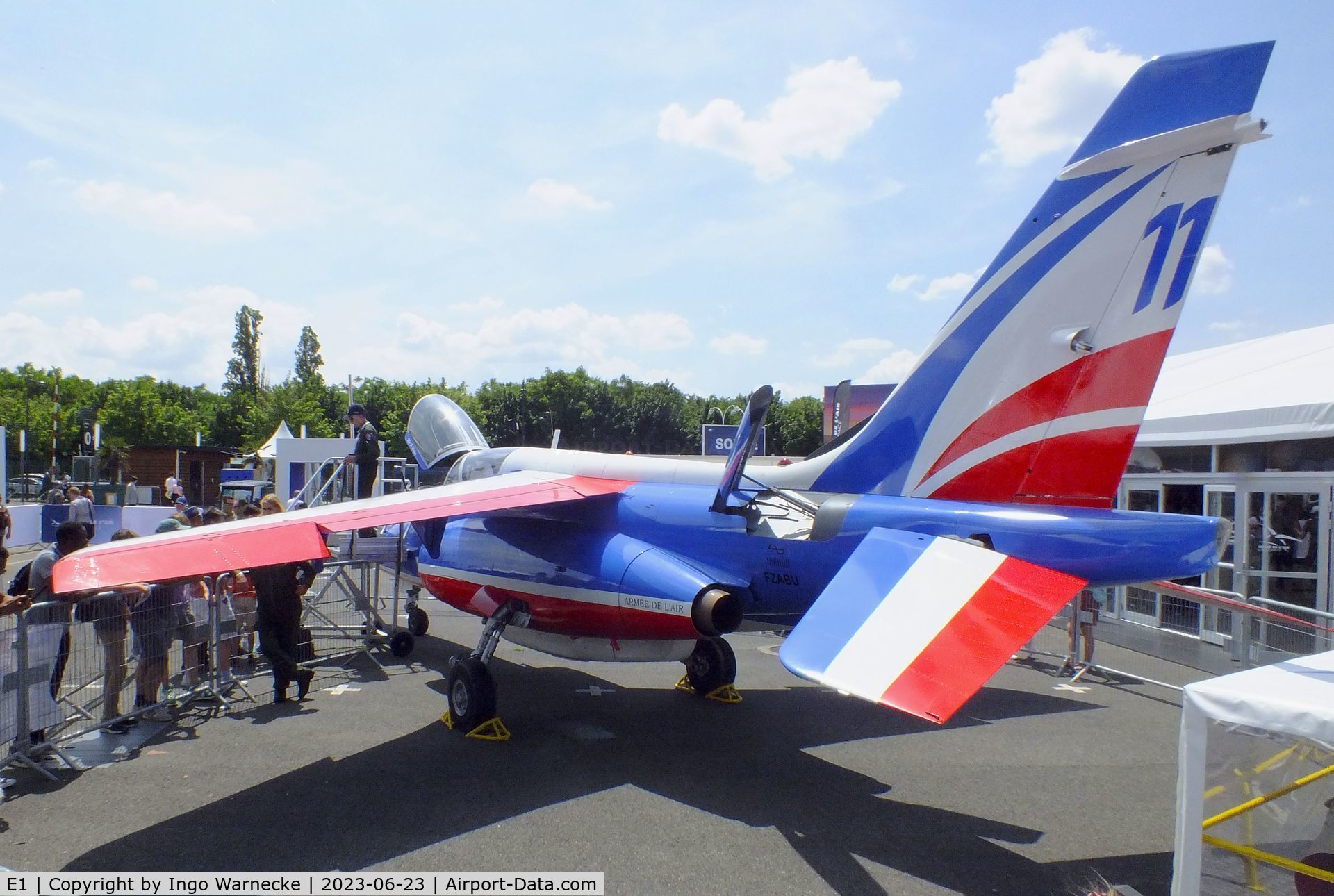E1, 1977 Dassault-Dornier Alpha Jet E C/N E1, Dassault-Breguet/Dornier Alpha Jet E at the Aerosalon 2023, Paris
