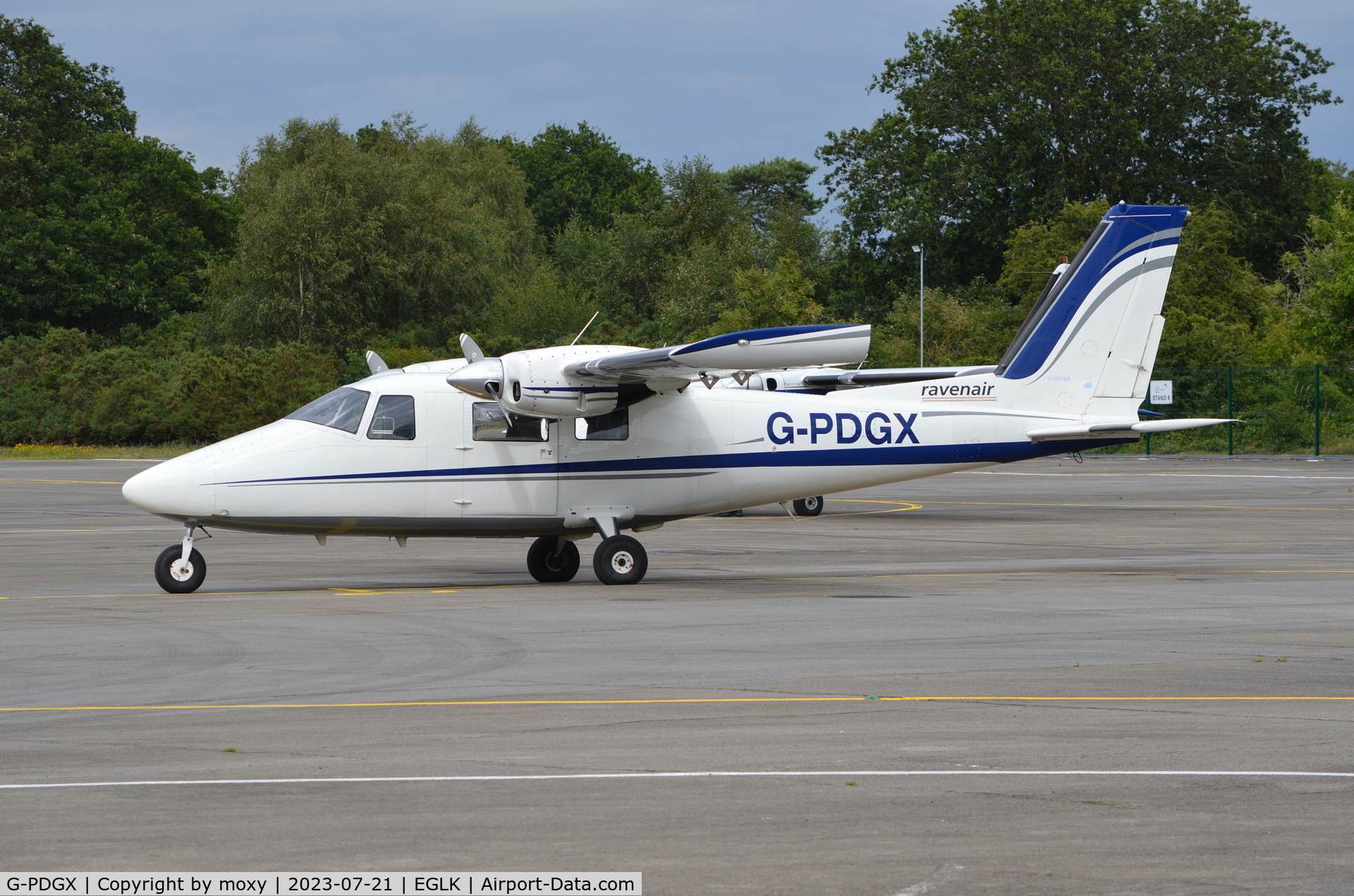 G-PDGX, 2015 Vulcanair P-68R Victor C/N 483-50, Vulcanair P68C-TC Victor at Blackbushe. Ex OY-GNS