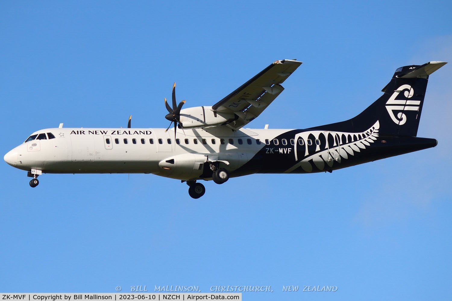 ZK-MVF, 2015 ATR 72-600 C/N 1228, NZ5809 ex TRG