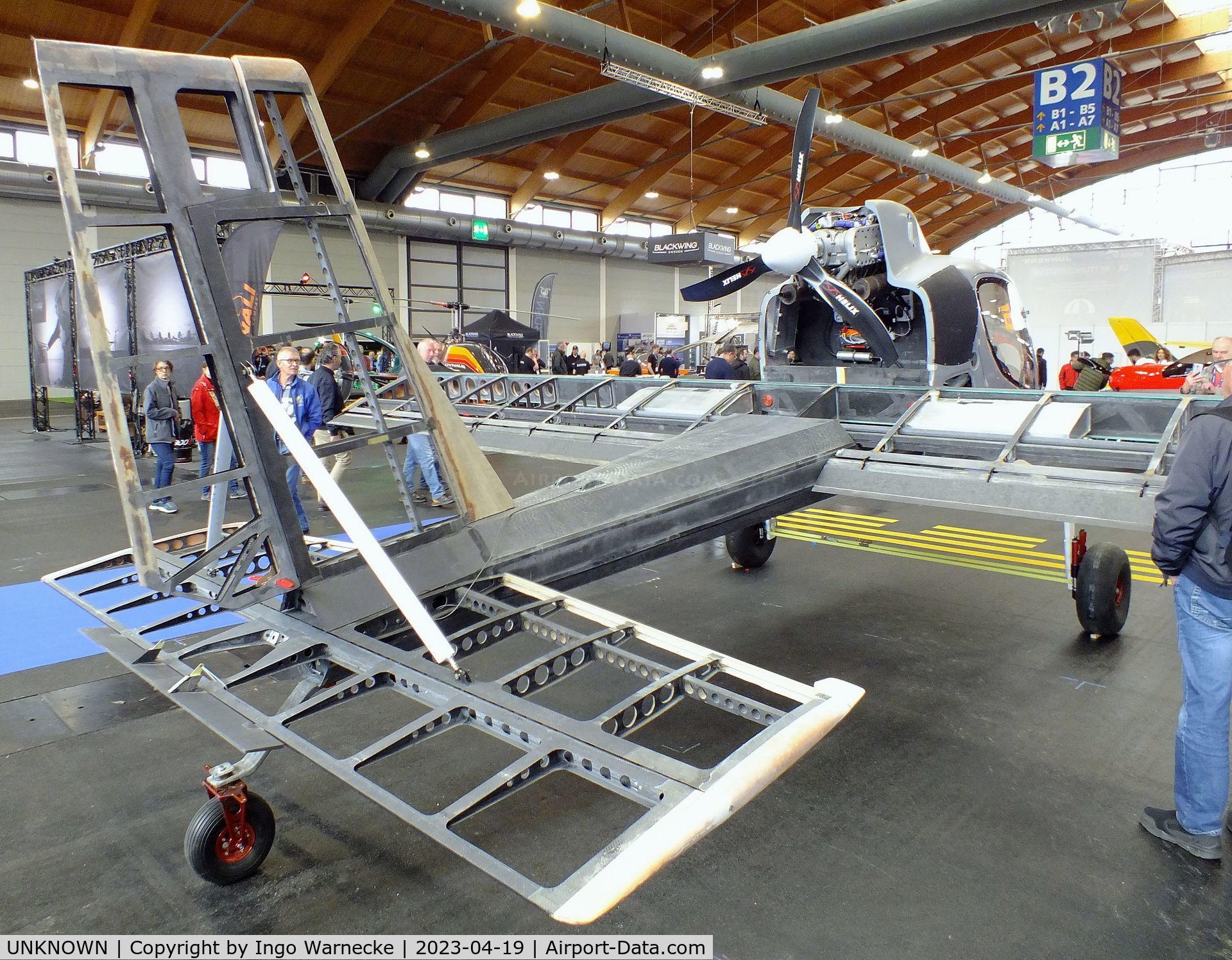 UNKNOWN, 2023 Airconcept Observer C/N 01, Airconcept Observer prototype (still incomplete) at the AERO 2023, Friedrichshafen