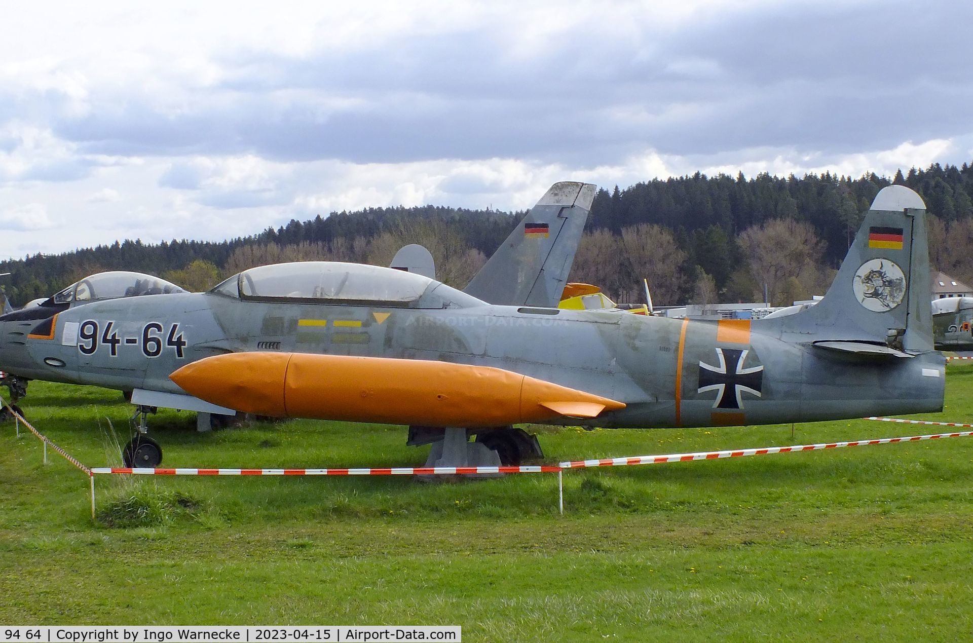 94 64, Lockheed T-33A Shooting Star C/N 580-9152, Lockheed T-33A at the Internationales Luftfahrtmuseum, Schwenningen