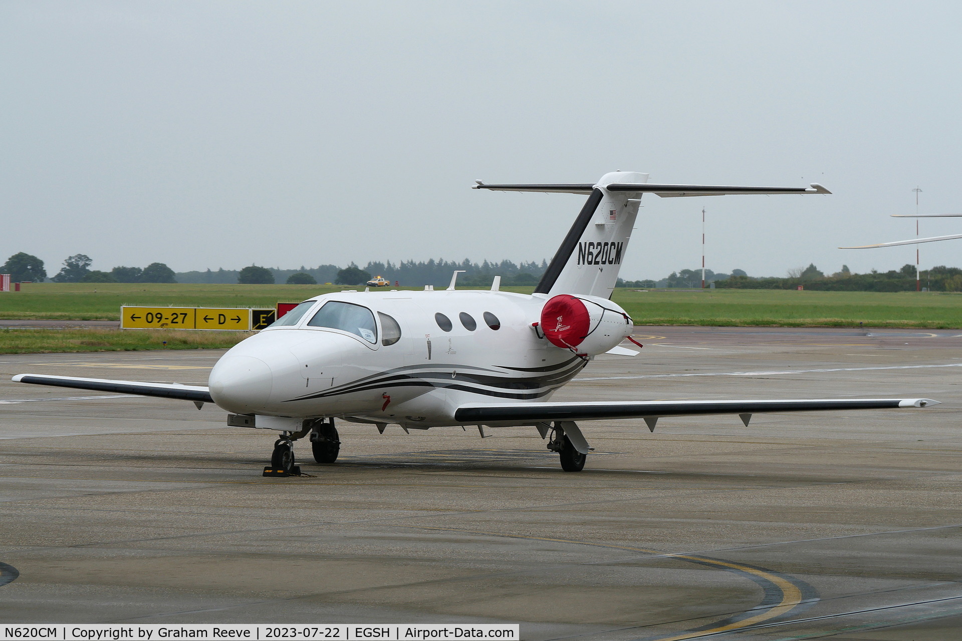N620CM, 2000 Cessna 510 Citation Mustang Citation Mustang C/N 510-0206, Parked at Norwich.
