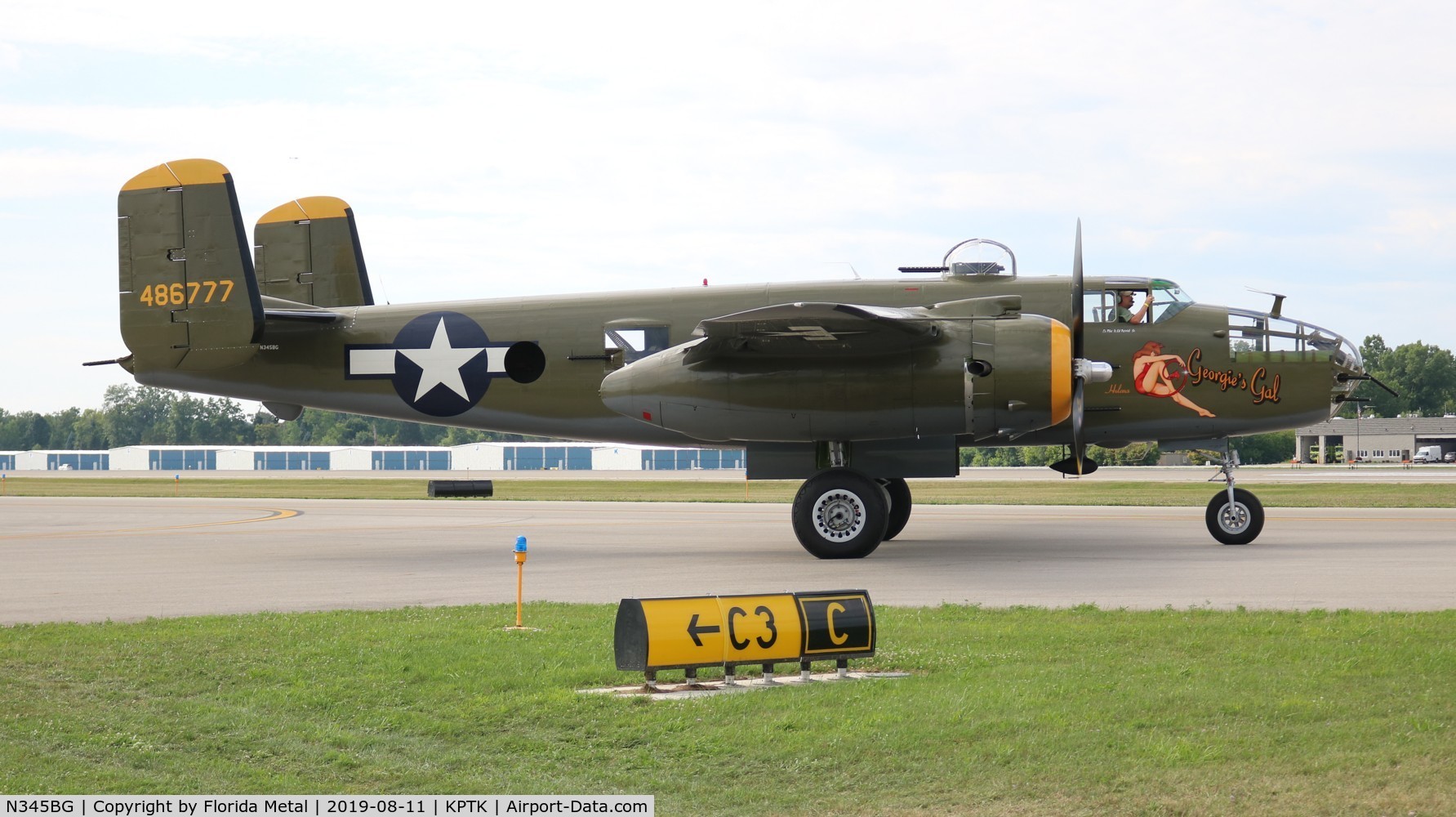 N345BG, 1944 North American TB-25N Mitchell C/N 108-47531, B-25 Georgie's Gal zx