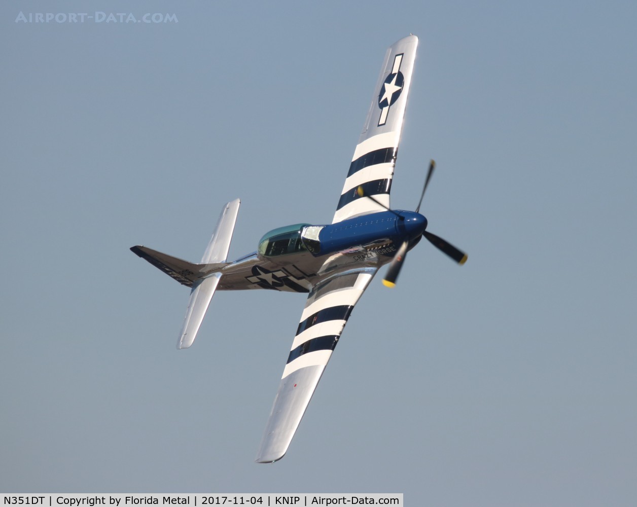 N351DT, 1944 North American P-51D Mustang C/N 122-41042, Crazy Horse 2 zx