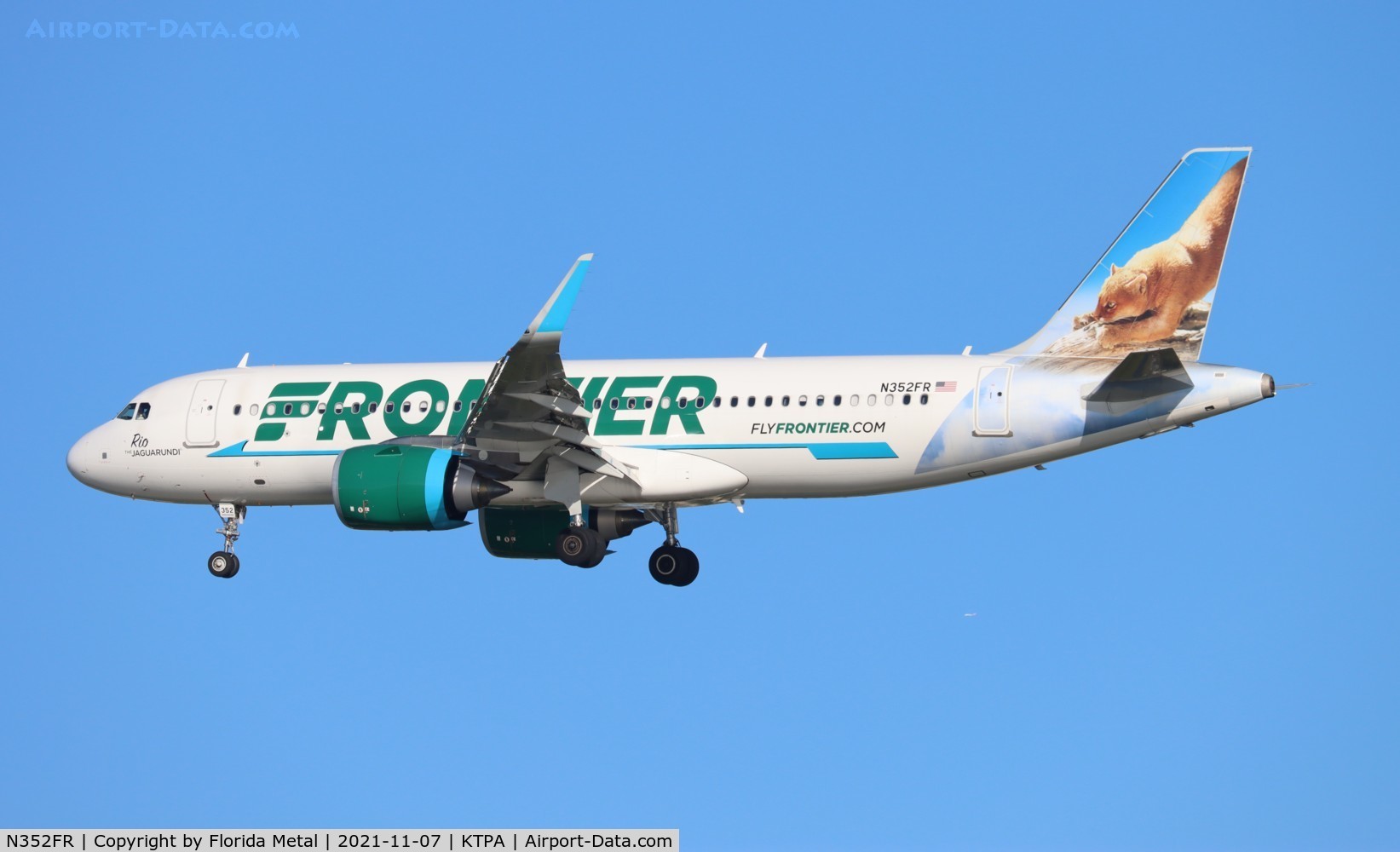 N352FR, 2019 Airbus A320-251N C/N 8976, FFT A32N Rio zx DFW-TPA