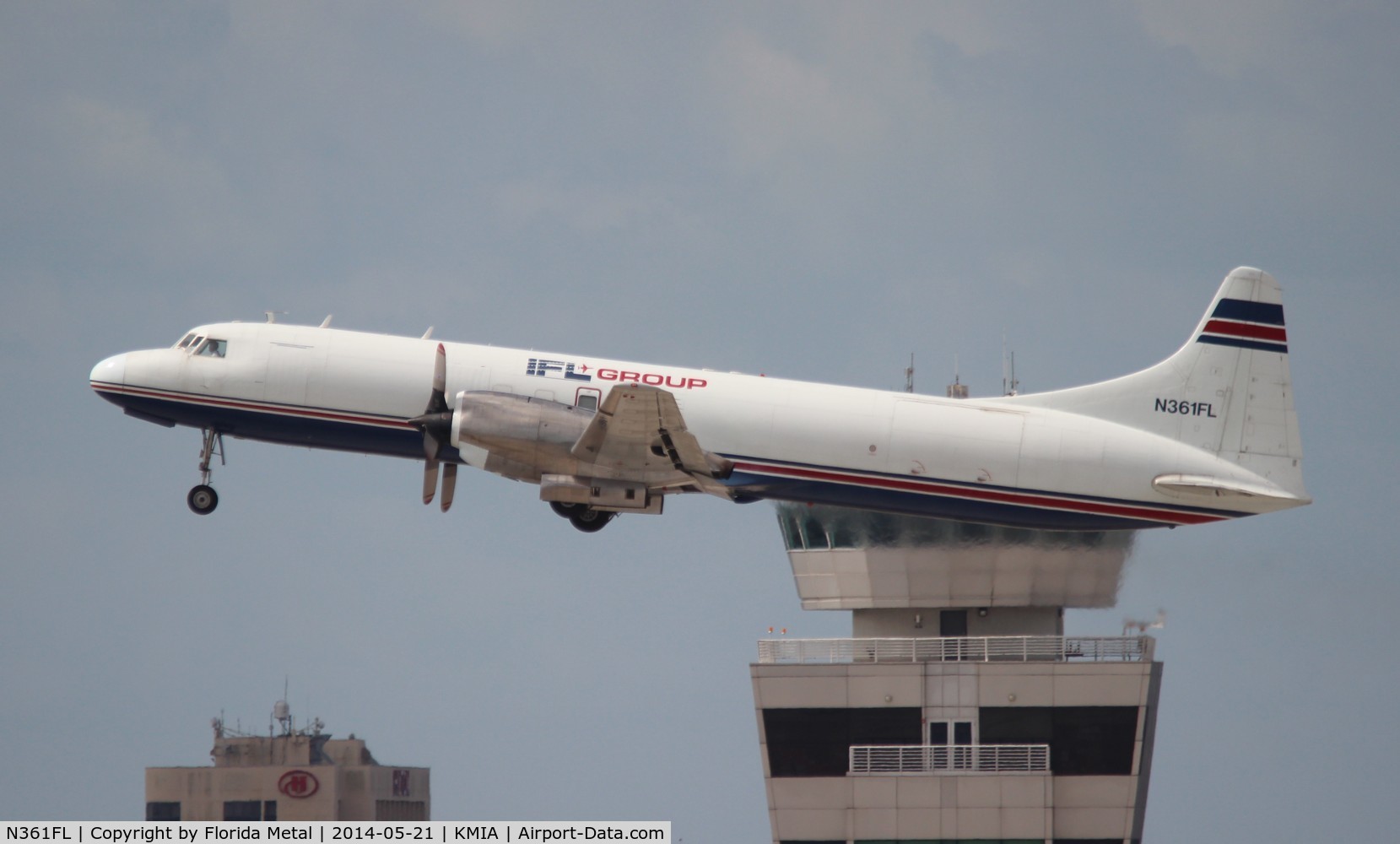 N361FL, 1956 Convair 5800 Metropolitan C/N 343, CV-5800 zx MIA-GCM