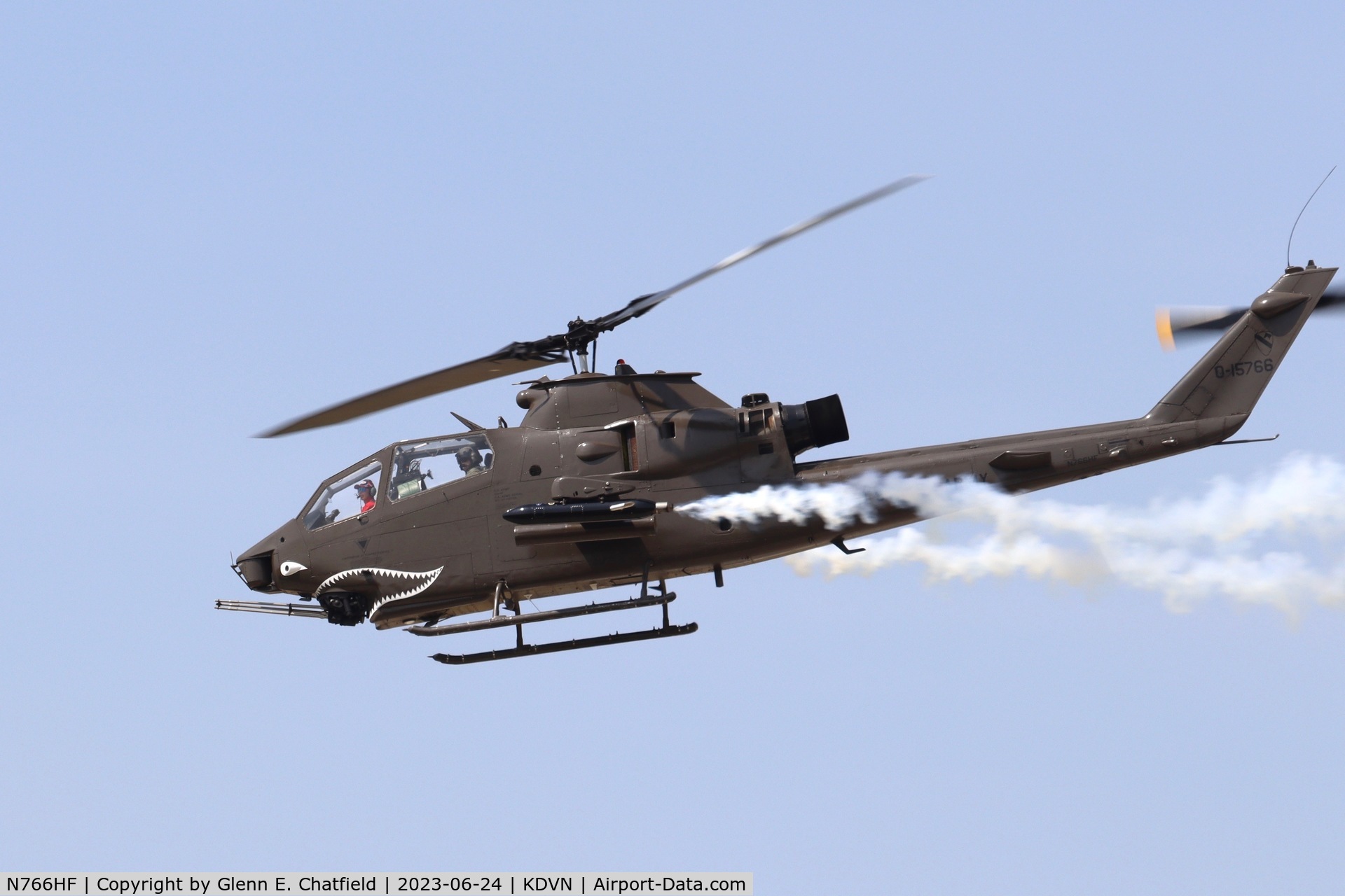 N766HF, Bell AH-1F Cobra C/N 67-15766, At the Quad Cities Airshow