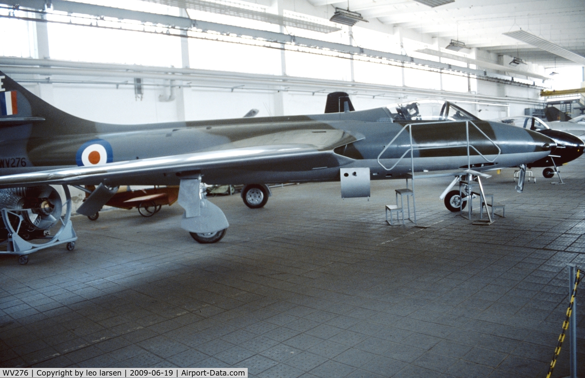 WV276, 1955 Hawker Hunter F.4 C/N 41H/670782, Wernigerode Air Museum 19.6.2009
