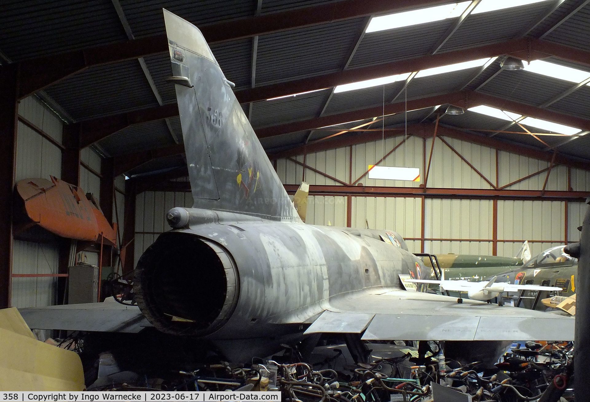 358, Dassault Mirage IIIRD C/N 358, Dassault Mirage III RD at the Musee de l'Epopee de l'Industrie et de l'Aeronautique, Albert