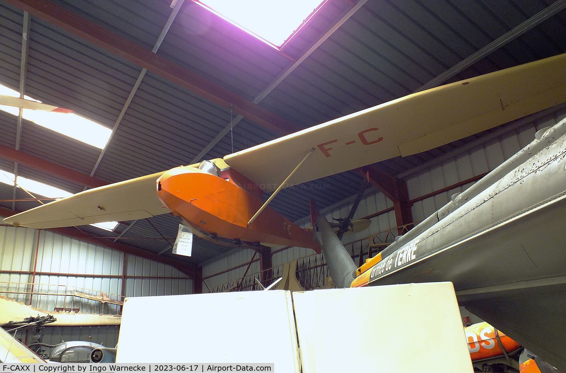 F-CAXX, Guerchais-Roche SA-103 Emouchet C/N 26, Guerchais-Roche SA-103 Emouchet at the Musee de l'Epopee de l'Industrie et de l'Aeronautique, Albert
