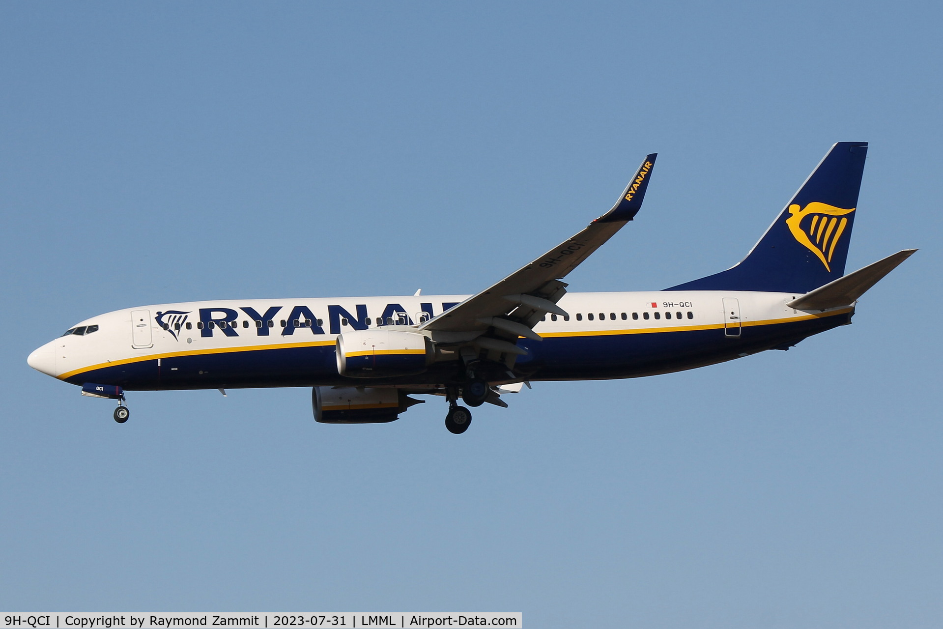 9H-QCI, 2016 Boeing 737-8AS C/N 44726, B737-800 9H-QCI Malta Air