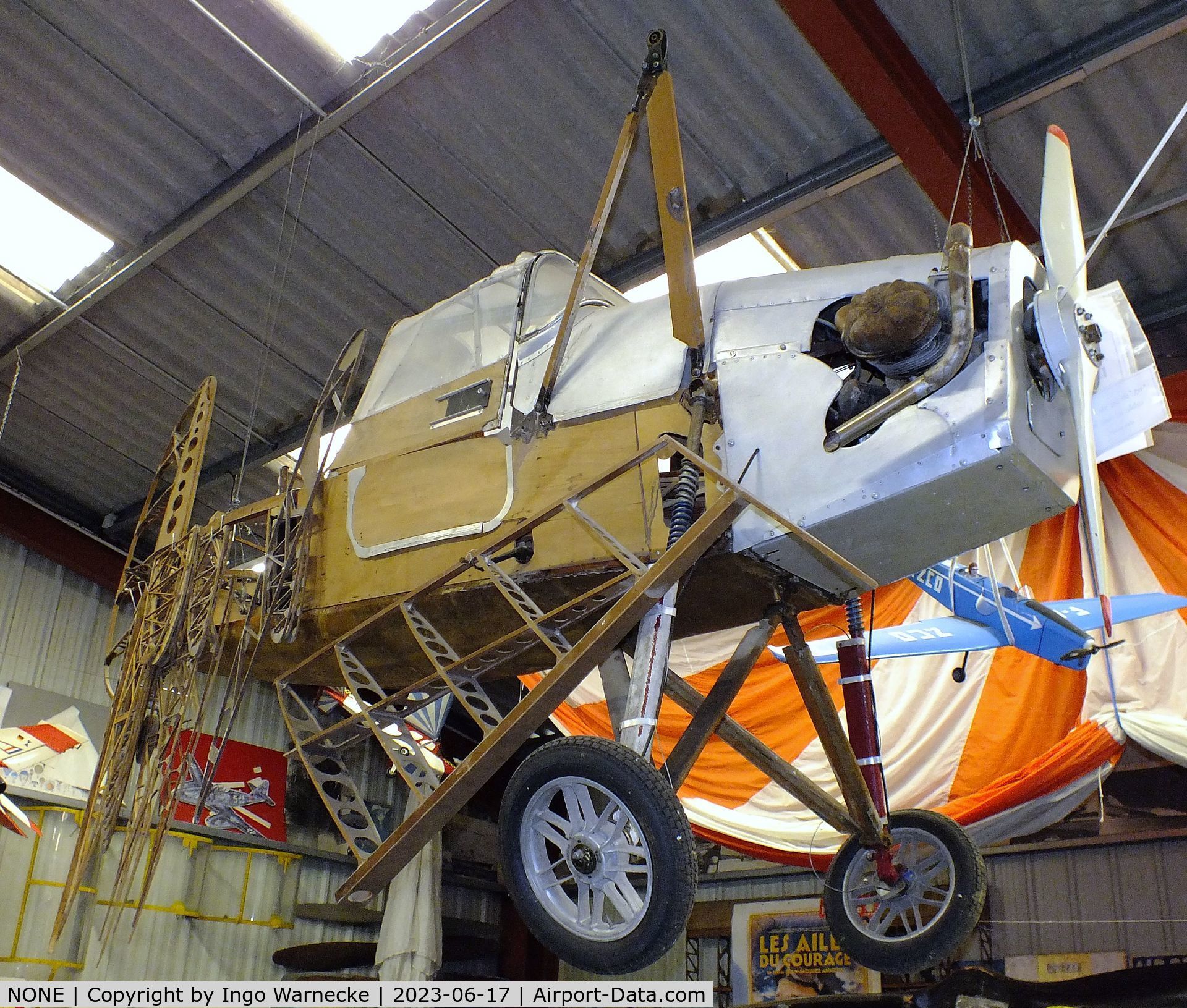 NONE, Mignet HM.290 C/N not found_HM.290, Mignet HM.290 (incomplete fuselage, elements of wing) at the Musee de l'Epopee de l'Industrie et de l'Aeronautique, Albert