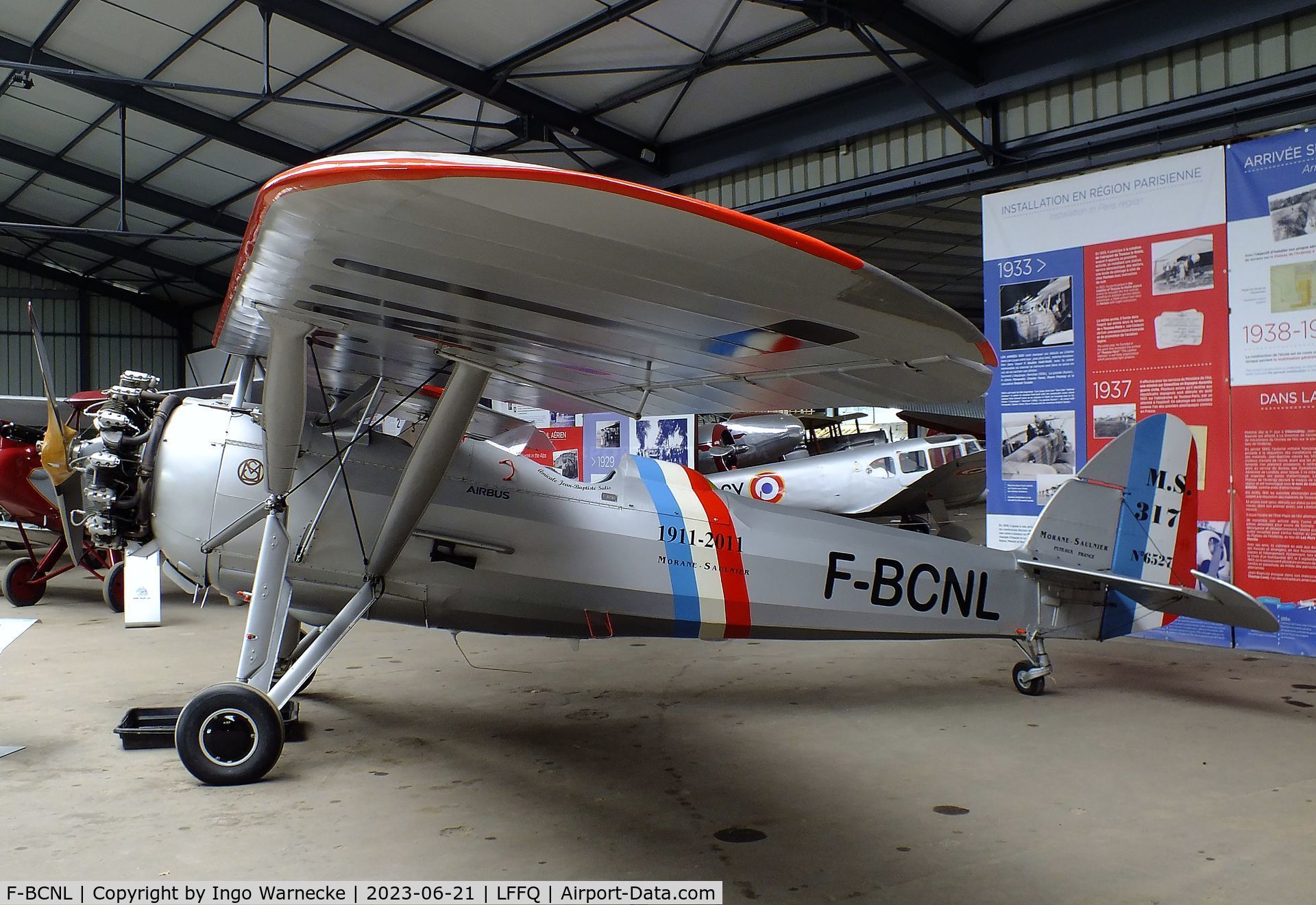 F-BCNL, Morane-Saulnier MS.317 C/N 6527, Morane-Saulnier MS.317 at the Musee Volant Salis/Aero Vintage Academy, Cerny