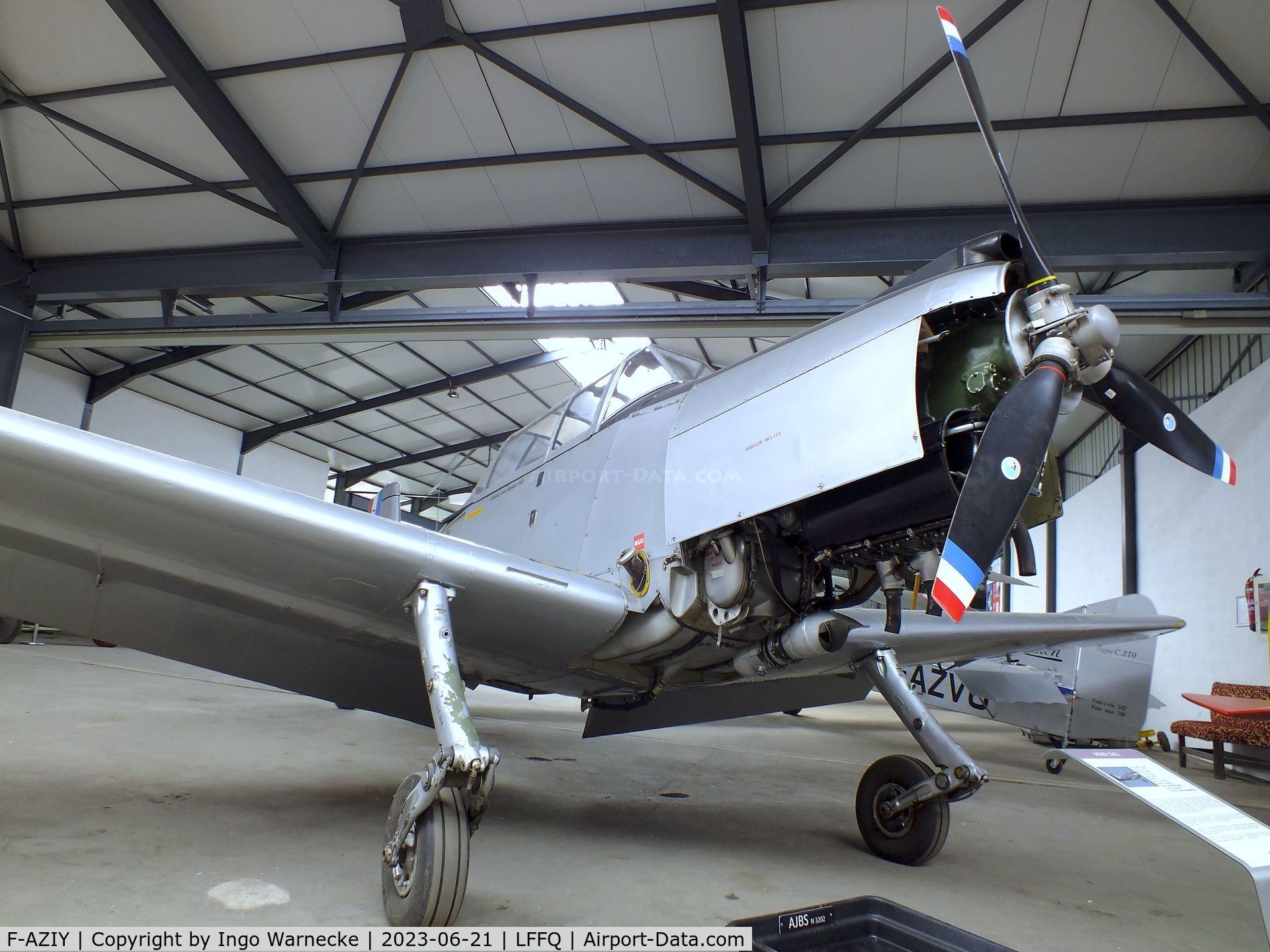 F-AZIY, Nord 3202 Master C/N 15, Nord N.3202B at the Musee Volant Salis/Aero Vintage Academy, Cerny