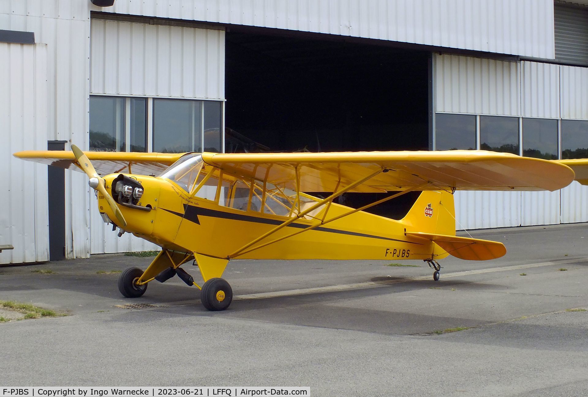 F-PJBS, Wag-Aero Sport Trainer C/N 3303, Wag-Aero Sport Trainer at the Musee Volant Salis/Aero Vintage Academy, Cerny
