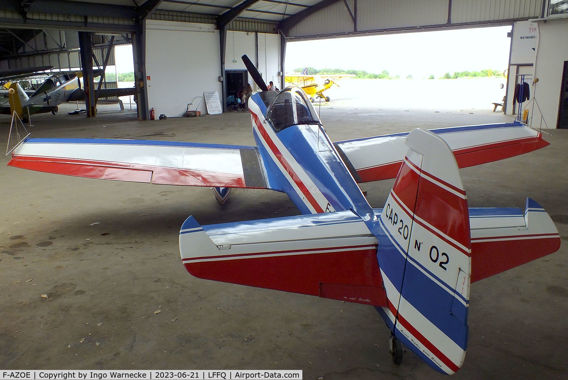 F-AZOE, Mudry CAP-20E C/N 02, Mudry CAP-20E at the Musee Volant Salis/Aero Vintage Academy, Cerny