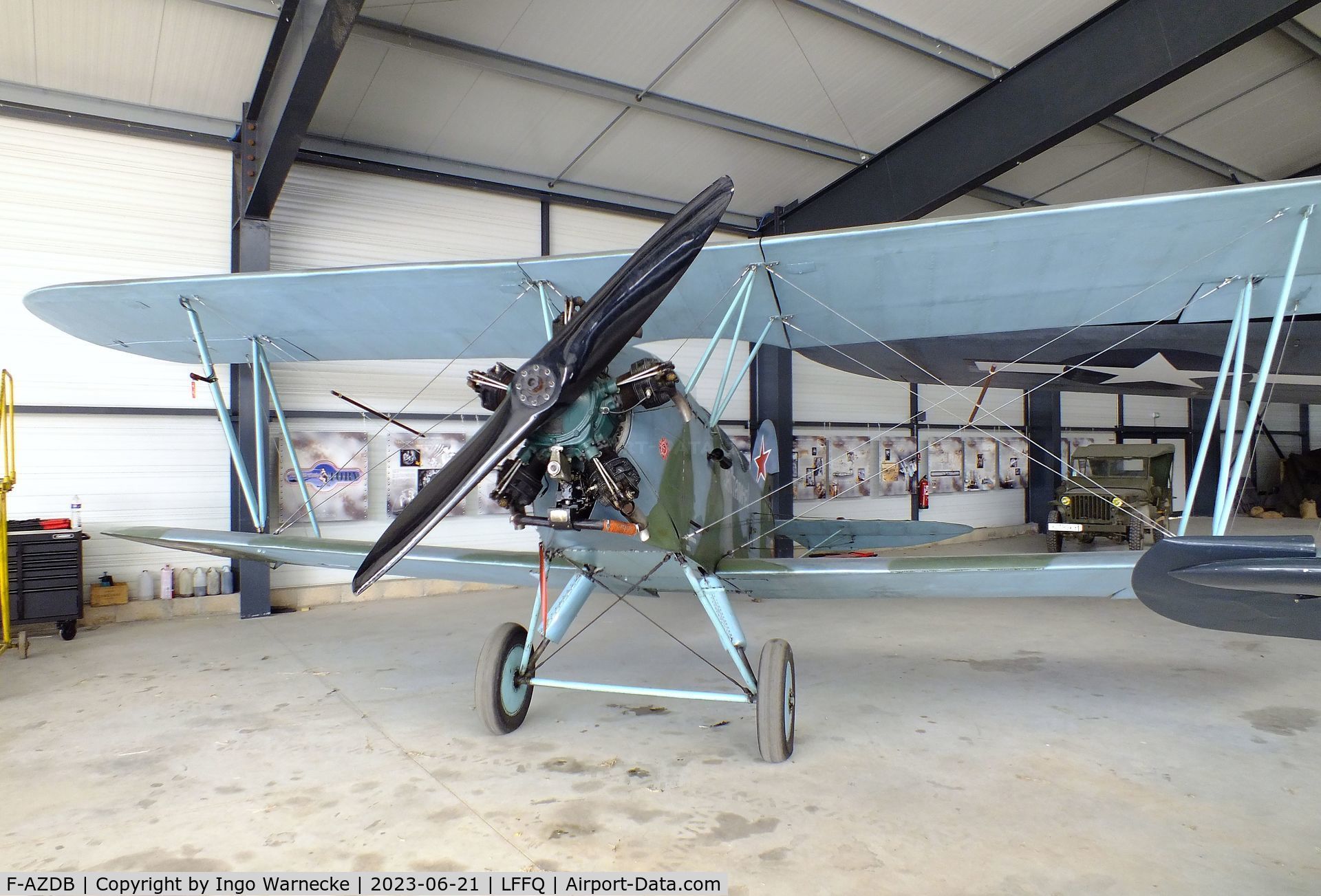 F-AZDB, Polikarpov Po-2W C/N 045, Polikarpov Po-2W at the Musee Volant Salis/Aero Vintage Academy, Cerny
