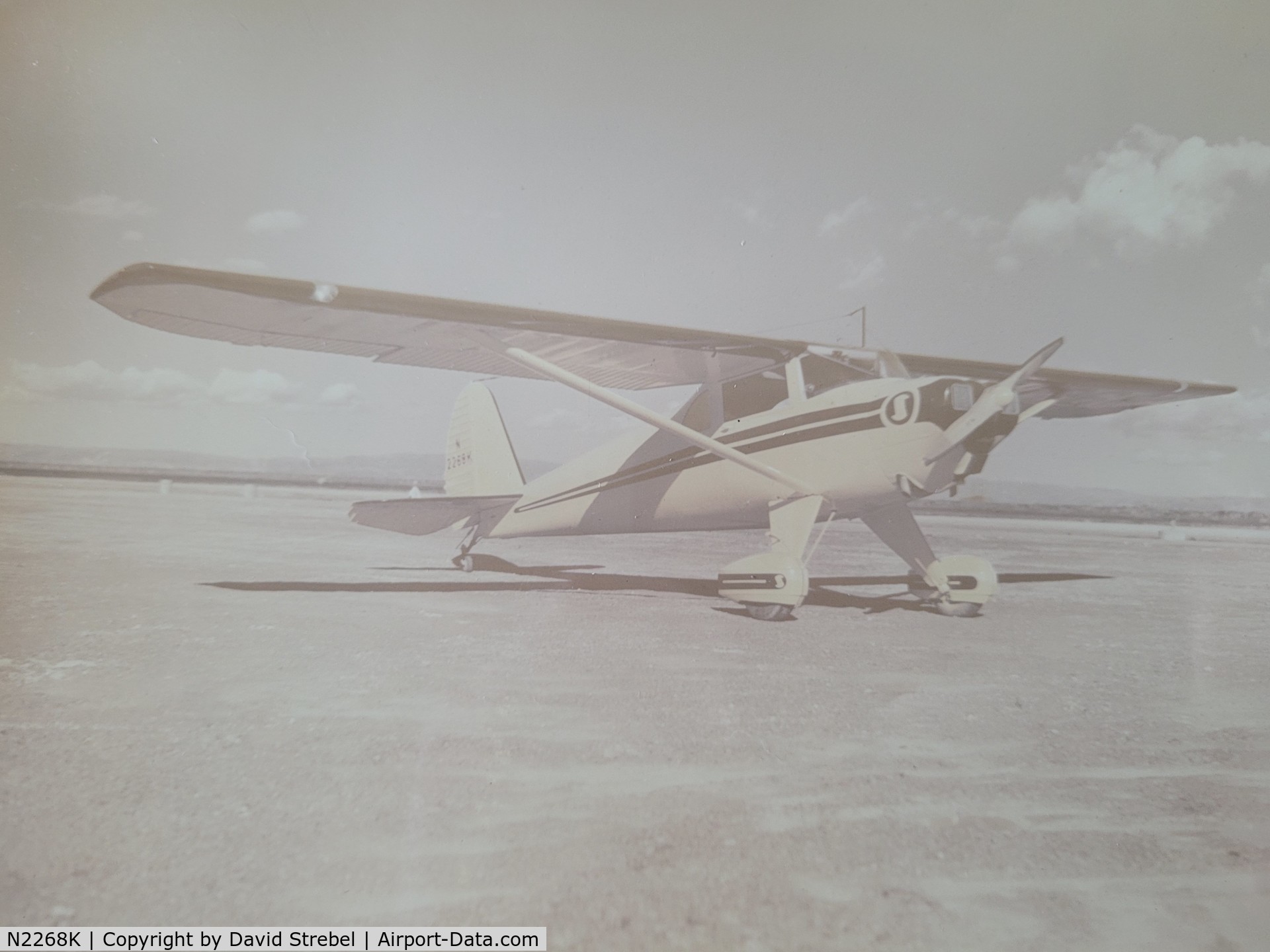 N2268K, 1947 Luscombe 8A C/N 4995, Owner in the late 80's, Santa Rosa Air Center, Santa Rosa, Ca.